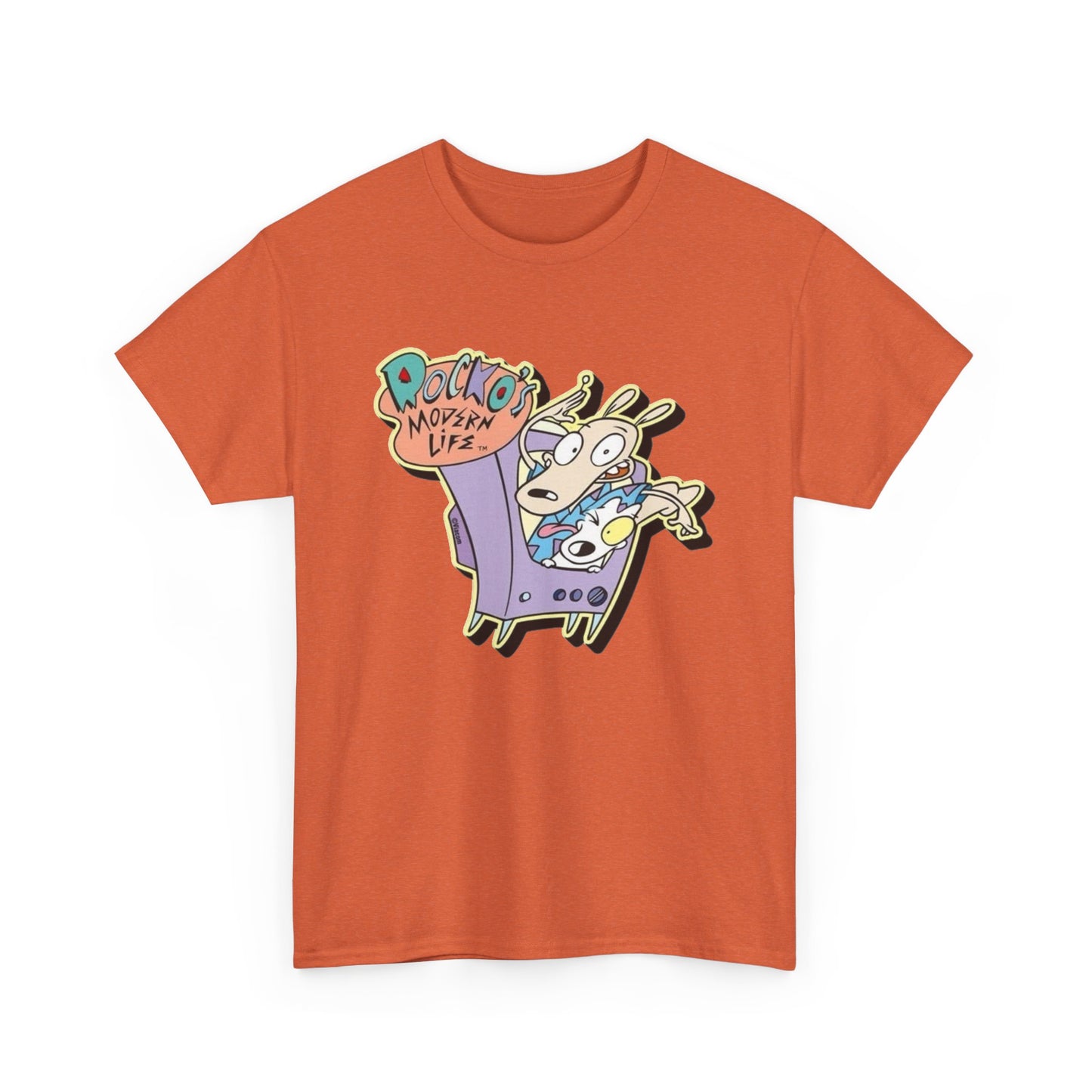Rockos Modern Life Vintage 90's Graphic T Shirt NEW Vintage Unisex Heavy Cotton