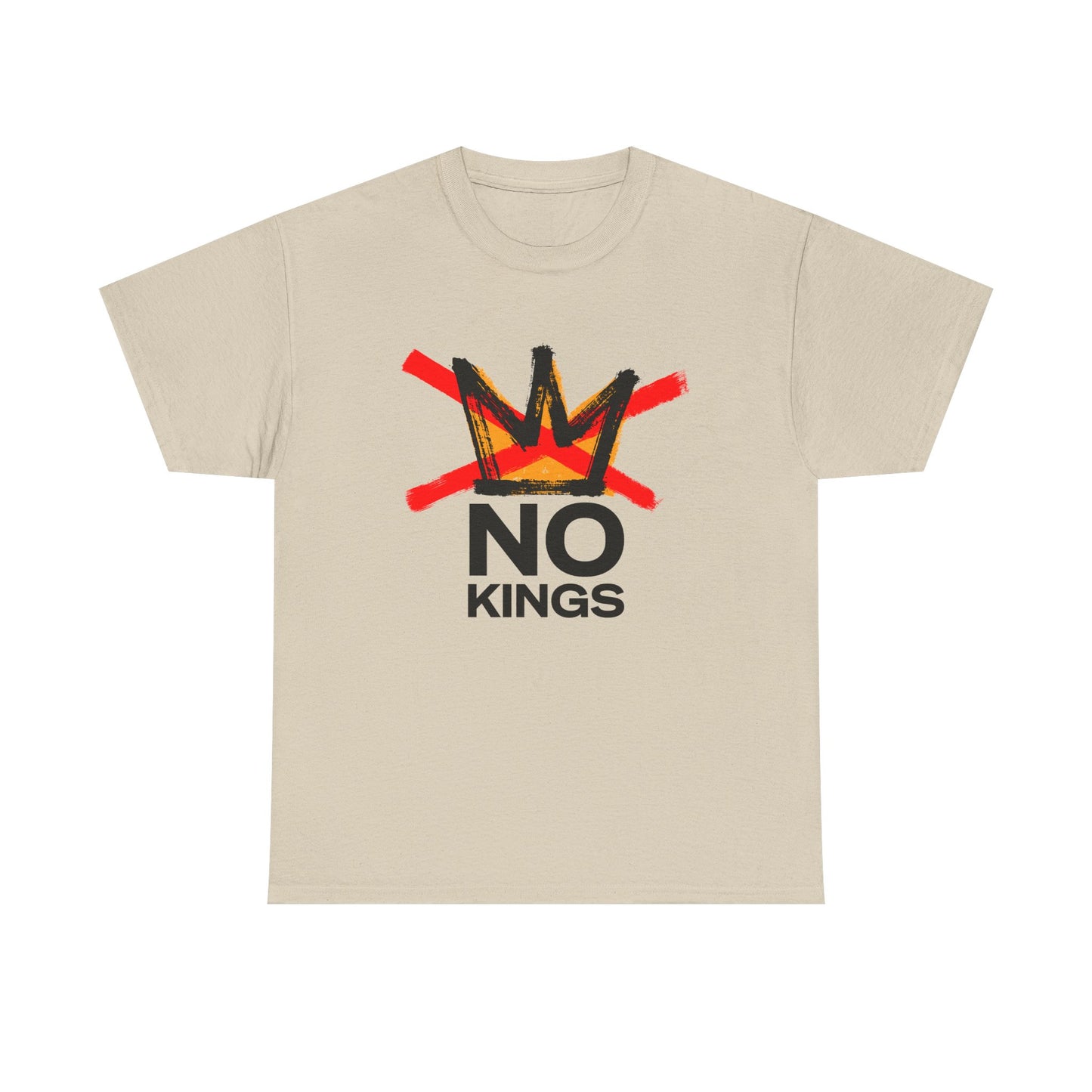 No Kings Graphic T Shirt Protest Resist BLM Support Unisex Heavy Cotton Tee