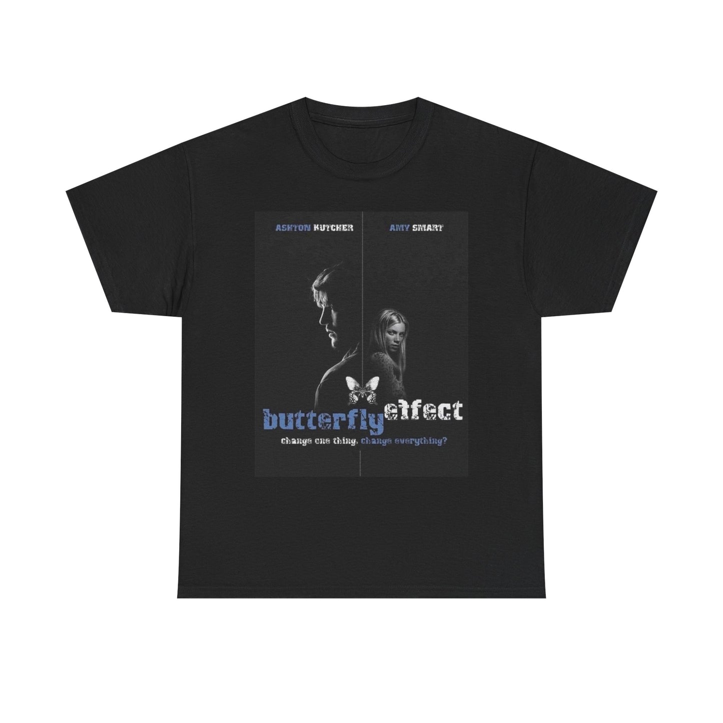The Butterfly Effect Graphic T Shirt Vintage Poster 90s Unisex Heavy Cotton Tee
