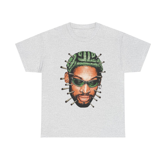 Dennis Rodman Vintage Bulls Graphic T Shirt Men's Heavy Cotton Tee