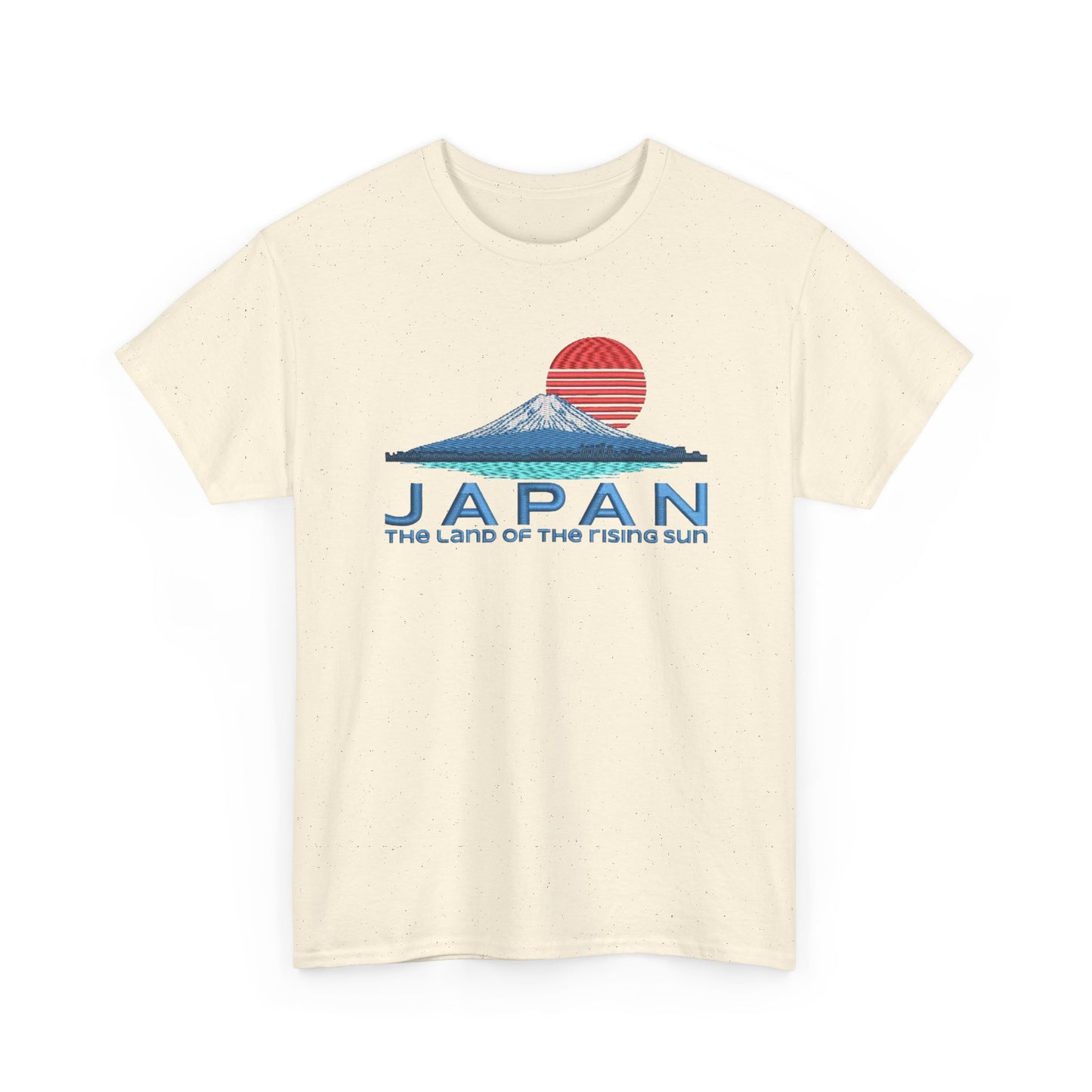 Japan Land Of The Rising Sun Graphic T Shirt NEW Unisex Heavy Cotton Tee