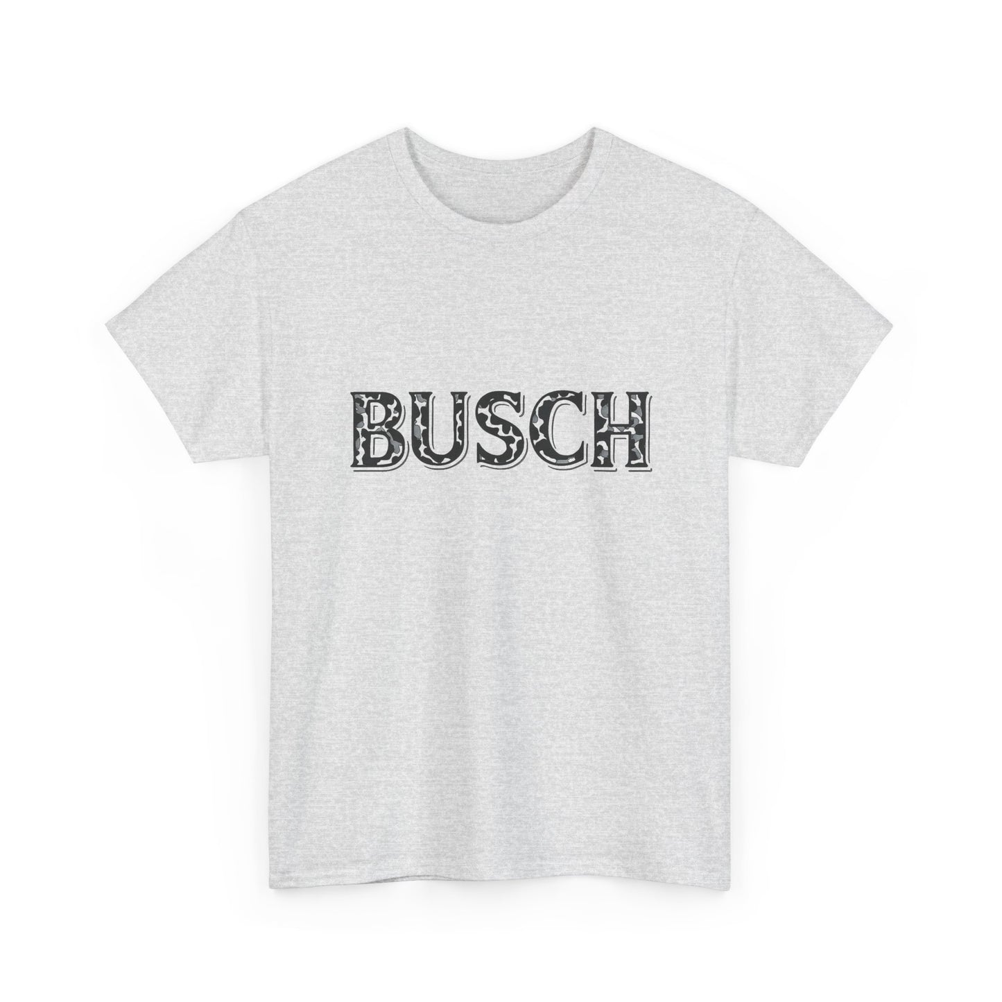 Busch Beer MULTIPLE COLORS Graphic T Shirt NEW Unisex Heavy Cotton Tee