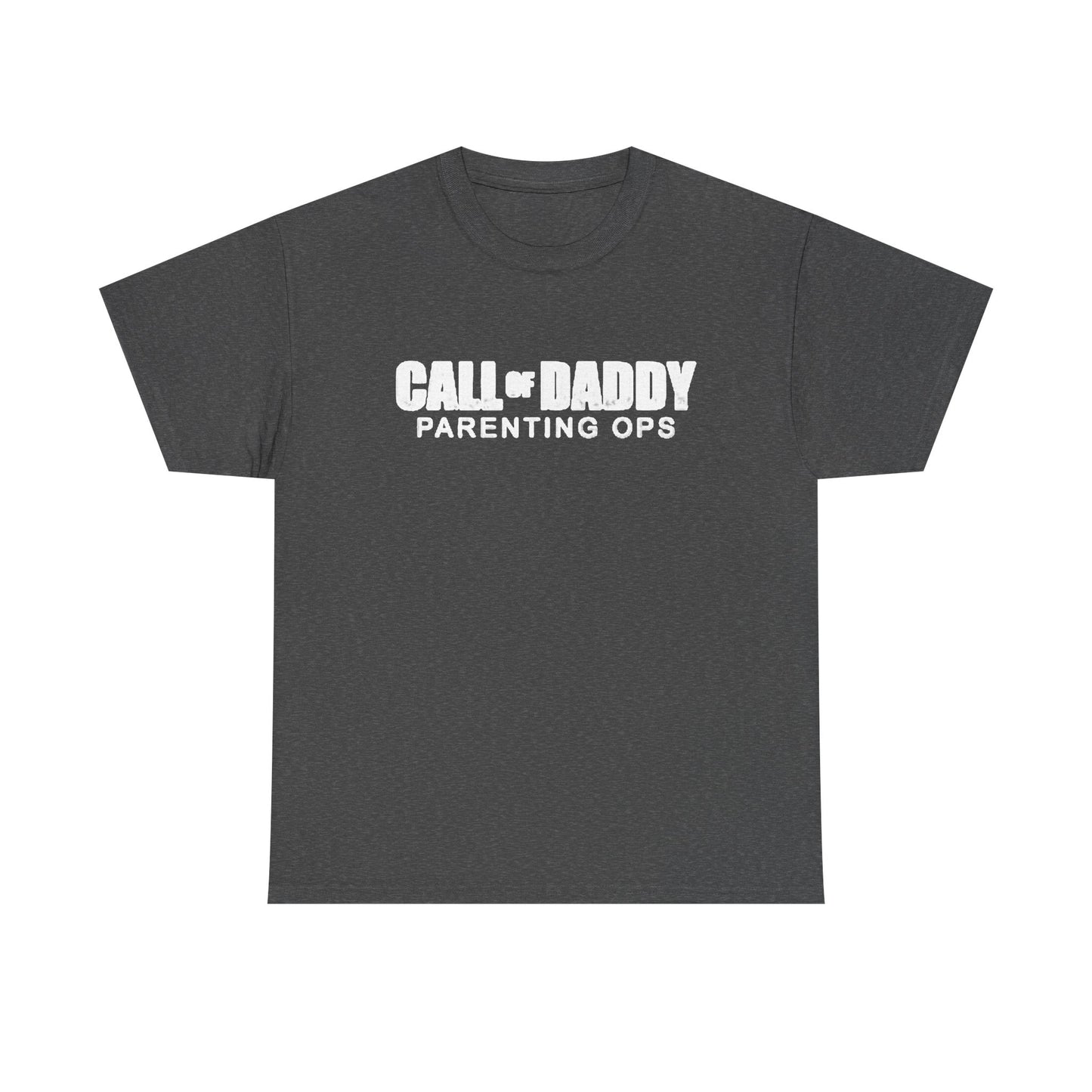Call Of Daddy Parenting Ops Funny Shirt Gamer Dad Jokes Unisex Heavy Cotton Tee