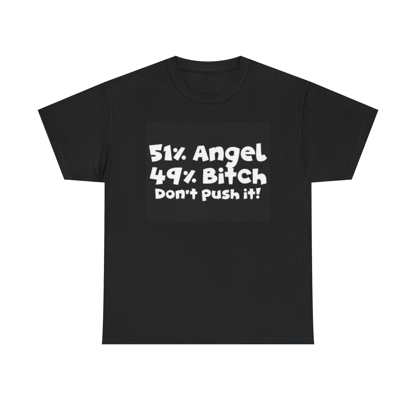 Angel Hilarious Graphic T Shirt Dad Jokes Gift Unisex Heavy Cotton Tee