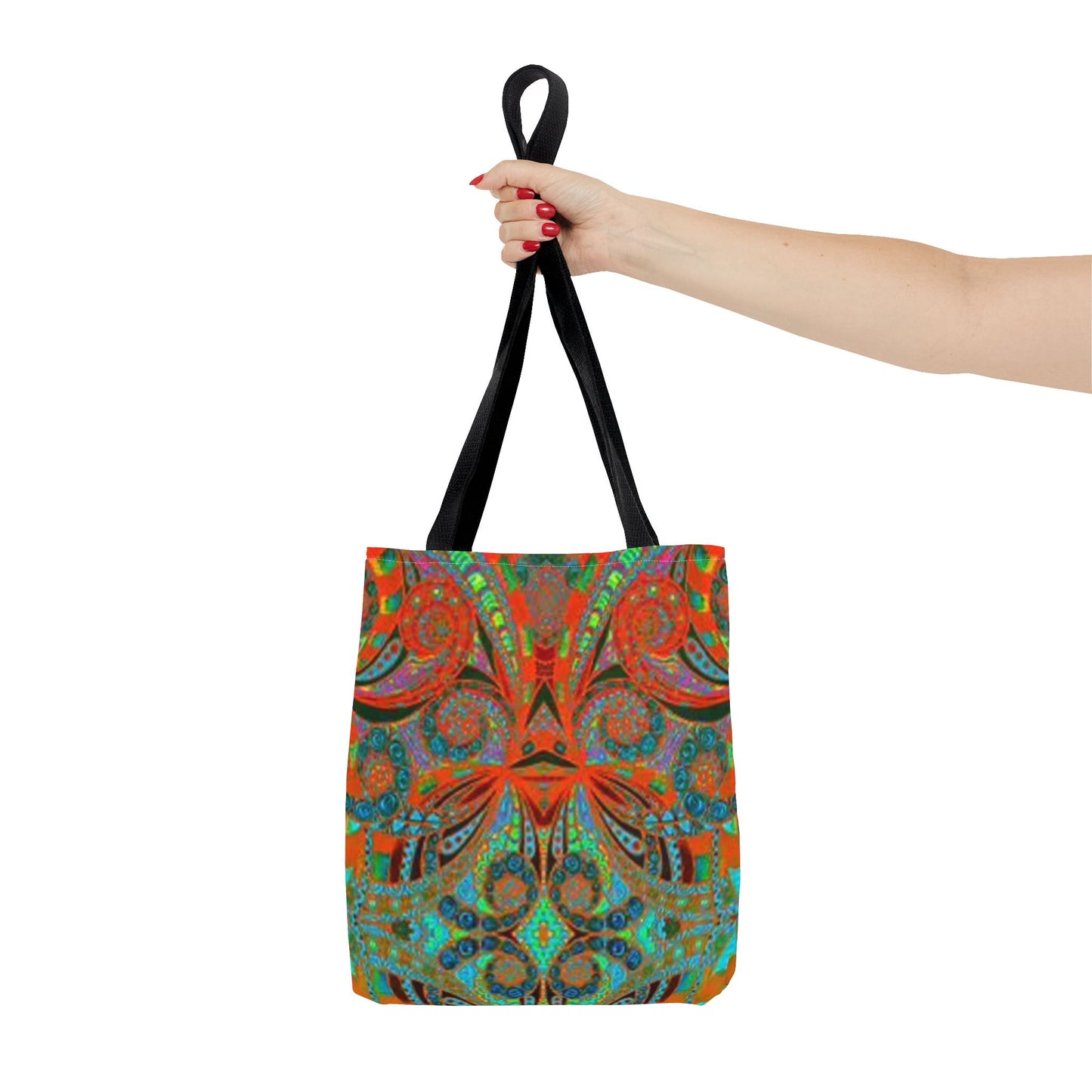 Orange And Green Multi Color BRAND NEW MODERN Tote Bag (AOP)