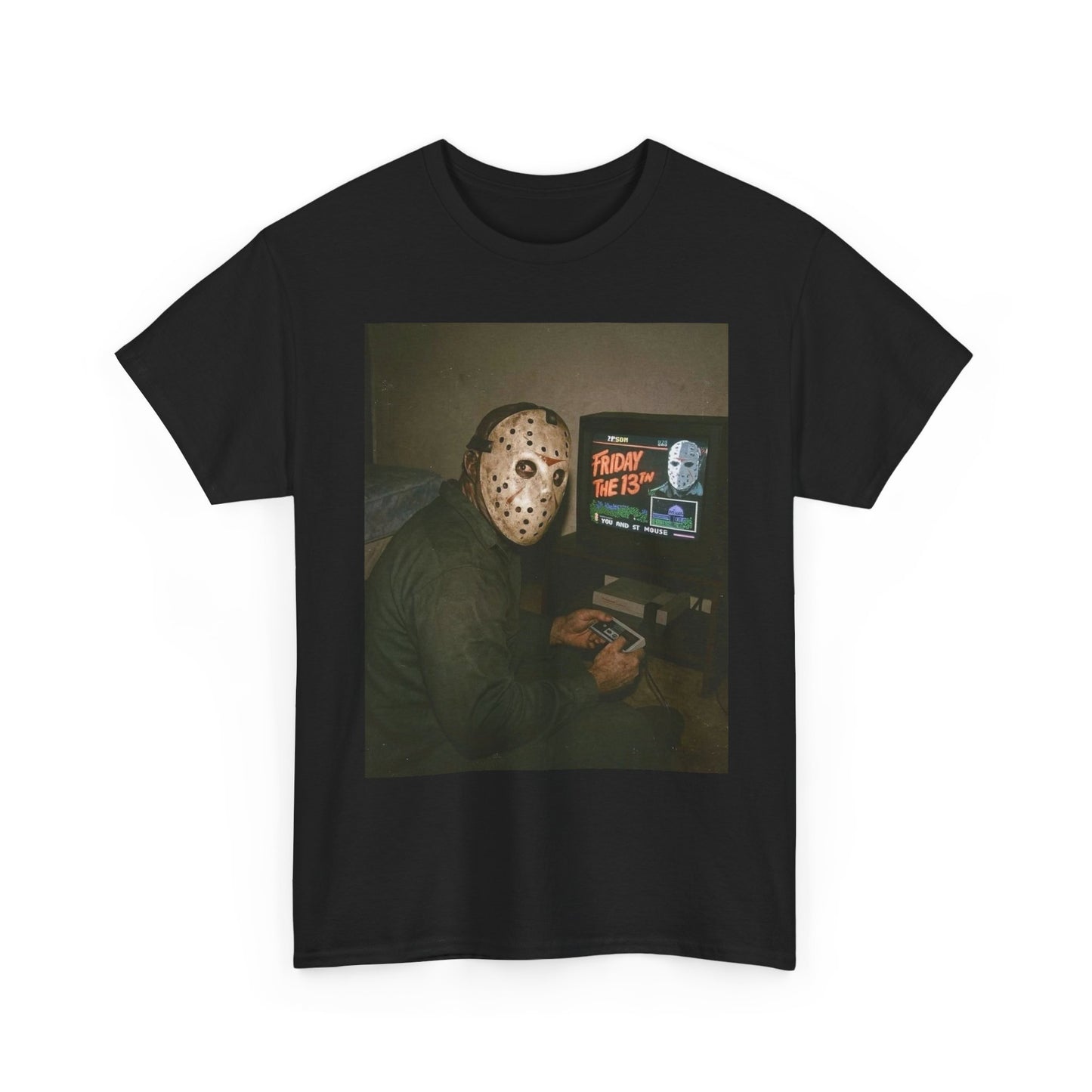 Friday The 13th Funny Vintage Graphic T Shirt Unisex Heavy Cotton Tee Gift New