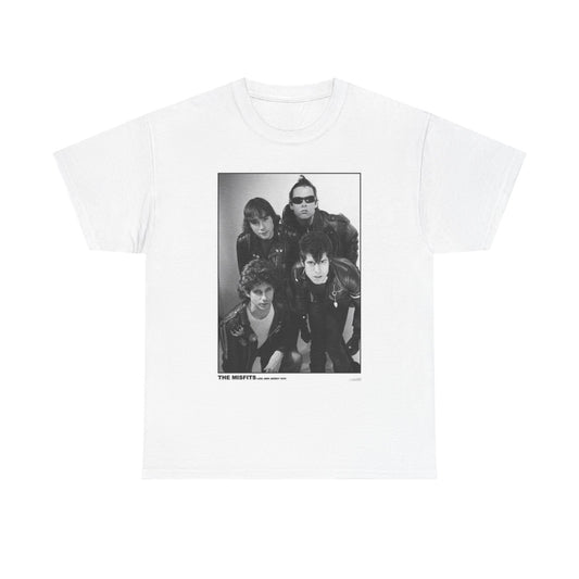 The Misfits Graphic T Shirt Vintage Poster Unisex Heavy Cotton Tee
