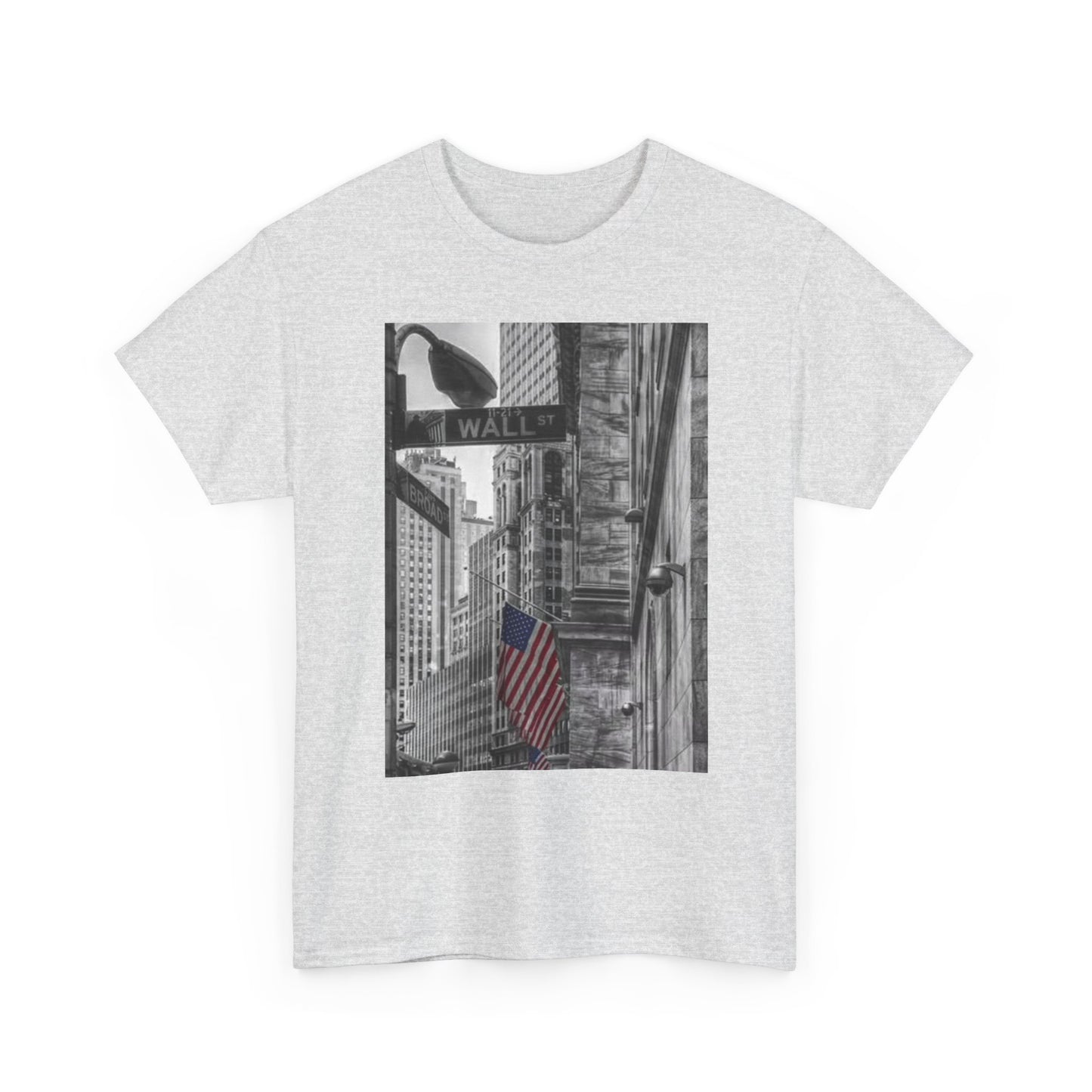 Wall Street NY T Shirt BRAND NEW Apparel Unisex Heavy Cotton Tee