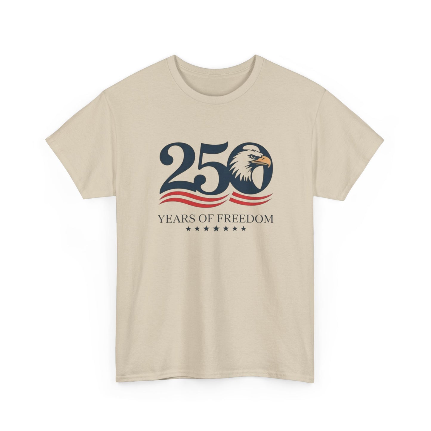 America 250 Years Of Freedom Graphic T Shirt Adult New Tee