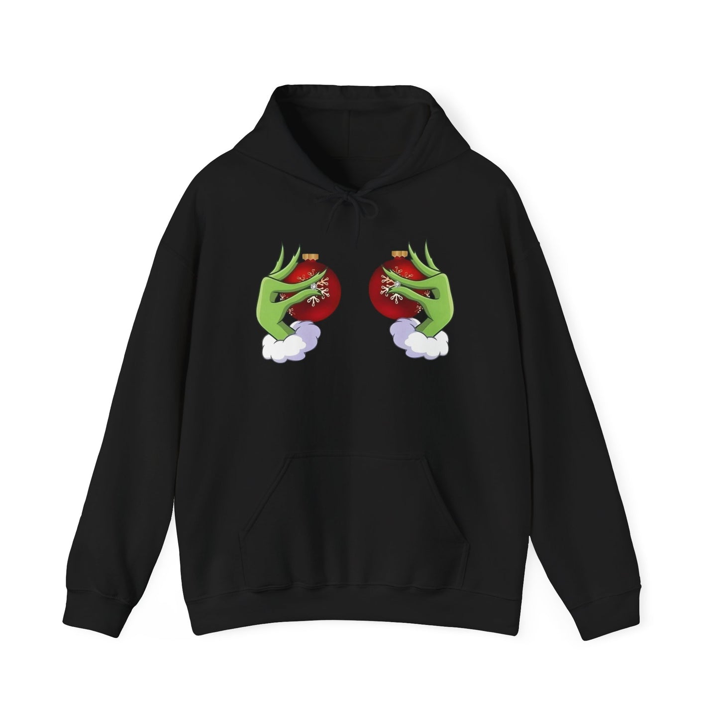 The Grinch Funny Graphic Hoodie Christmas Unisex Heavy Blend™ Hooded Sweatshirt