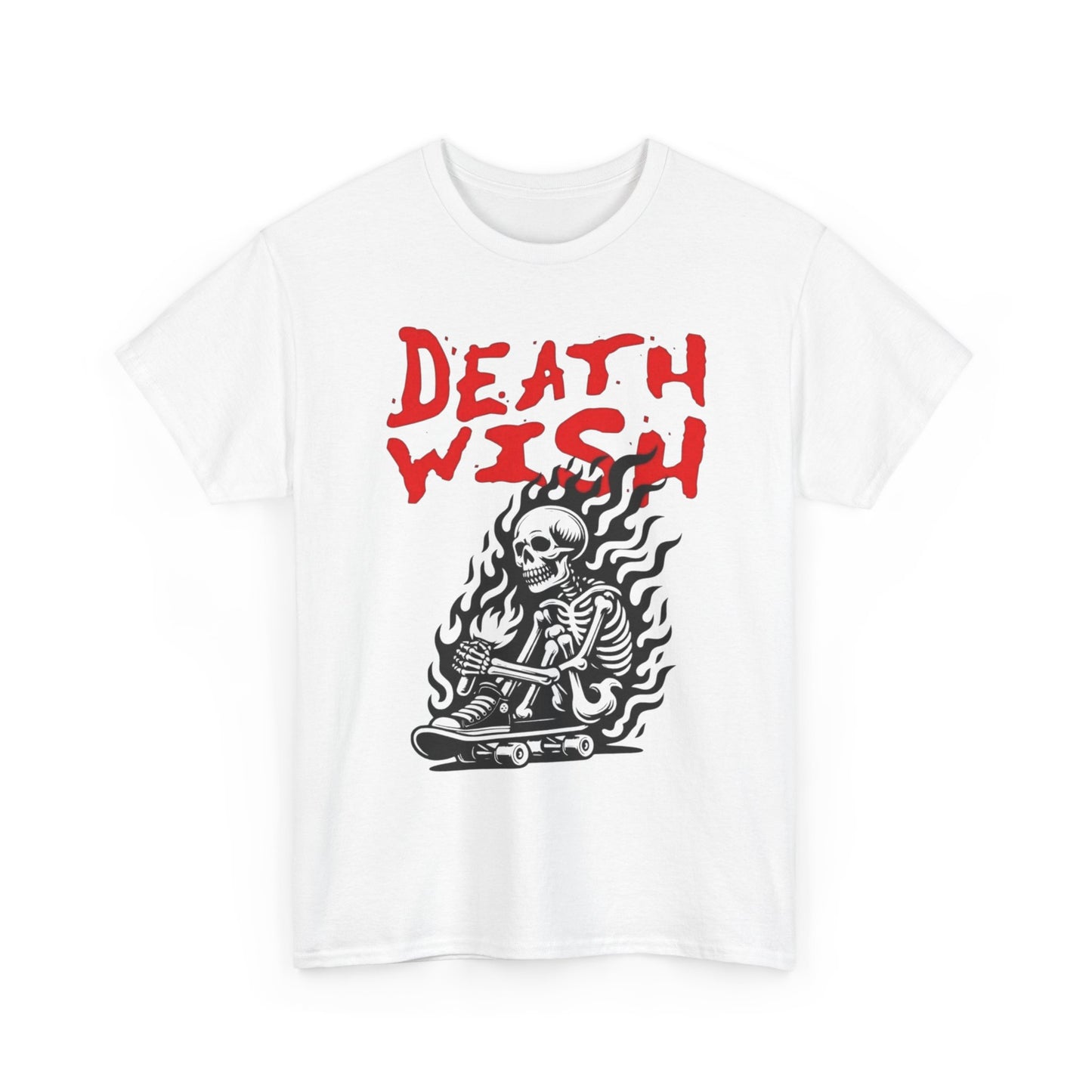 Death Wish Graphic T Shirt Unisex Heavy Cotton Tee