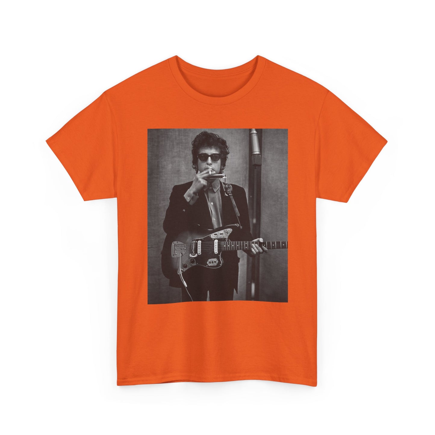 Bob Dylan T-shirt vintage classic rock retro art Unisex Heavy Cotton Tee