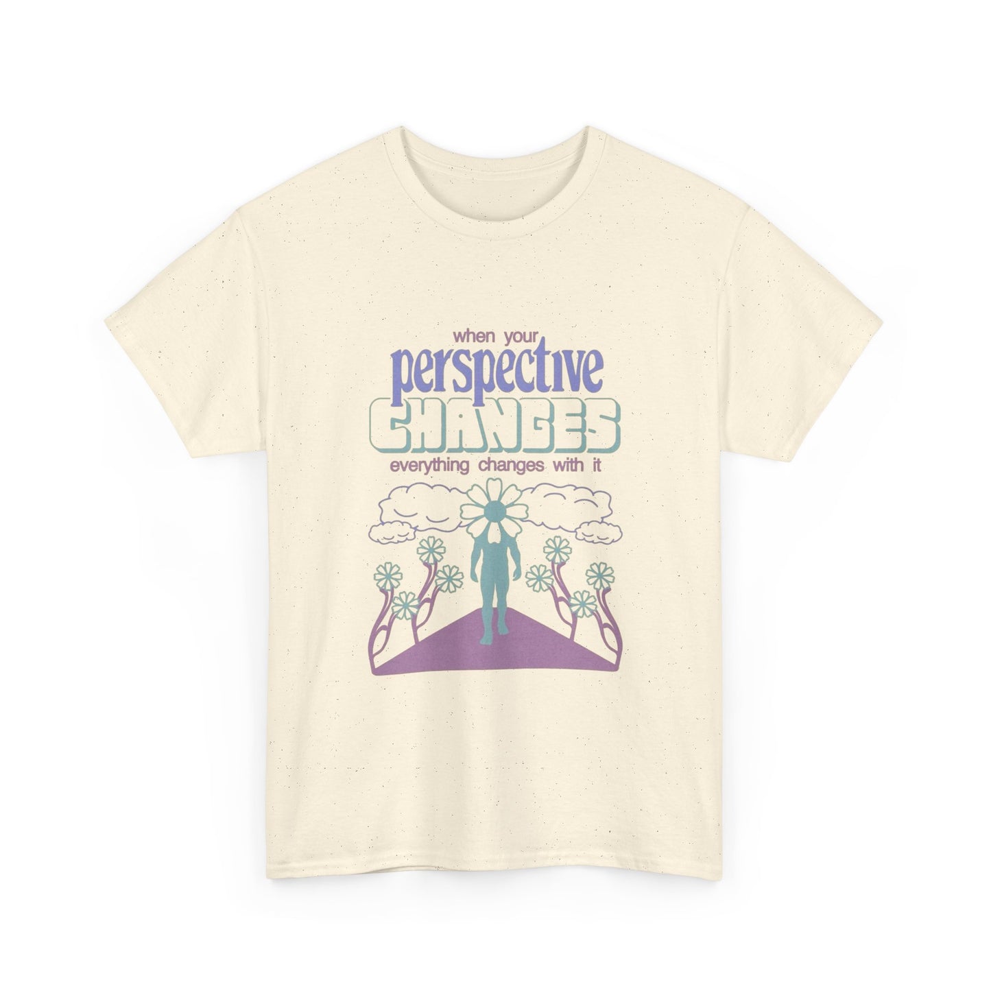 Change Your Perspective Graphic T Shirt Unisex Heavy Cotton Tee Gift Vintage