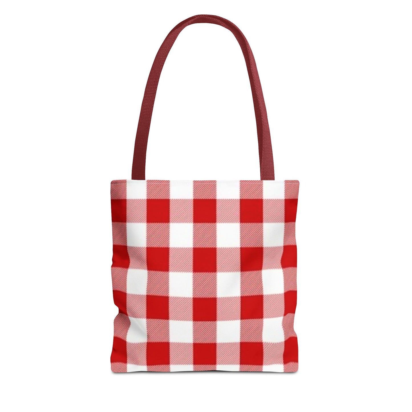 Red Checkered All Over Print BRAND NEW Purse - Pocketbook - Travel Tote Bag