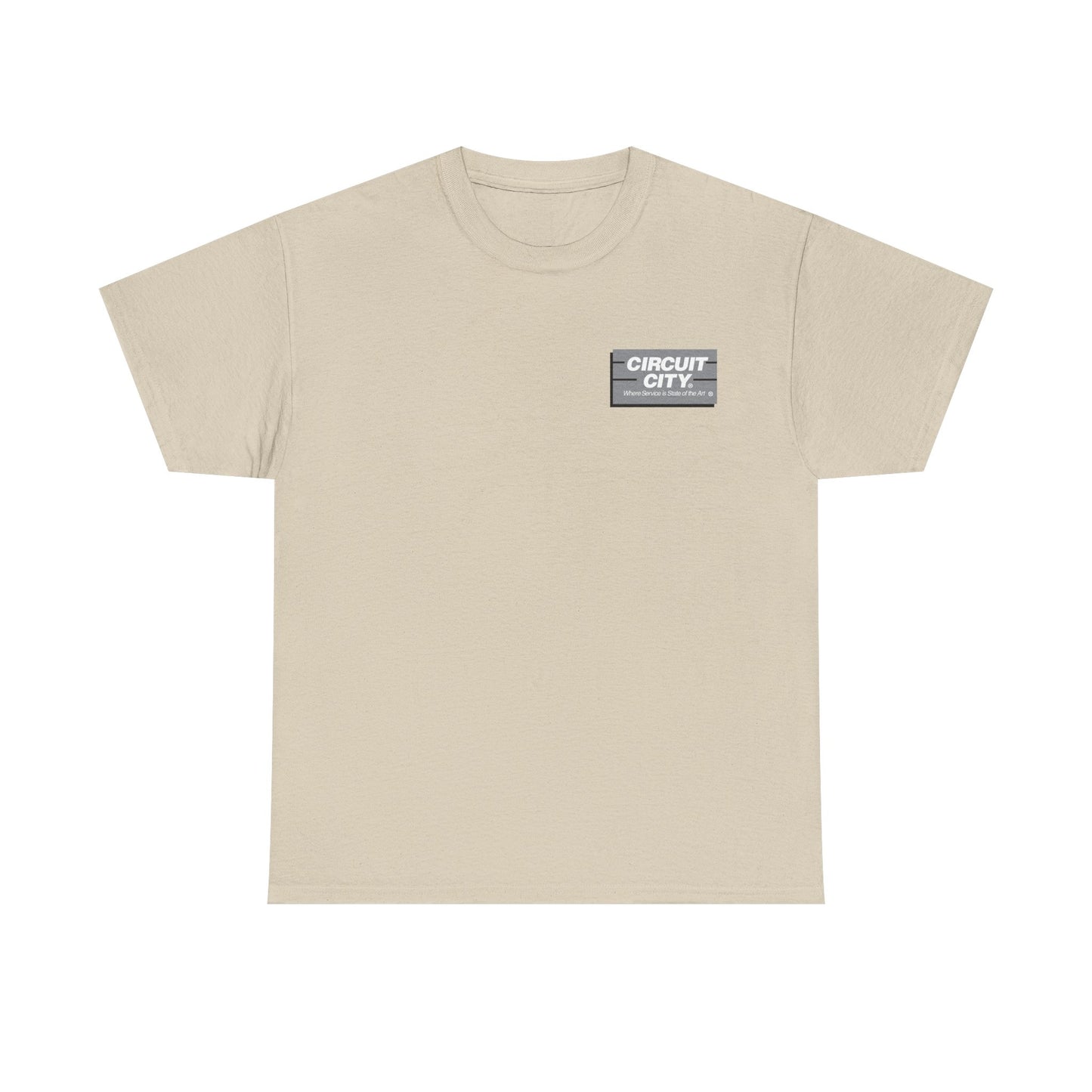 Circuit city T-shirt vintage graphic employee shirt retro design Unisex Heavy