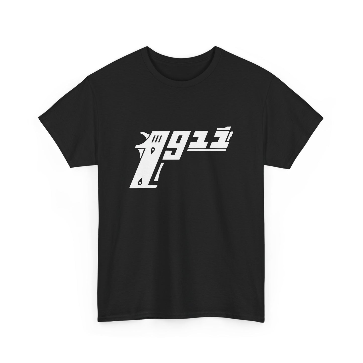 1911 Pistol Retro Graphic T Shirt Unisex Heavy Cotton Tee