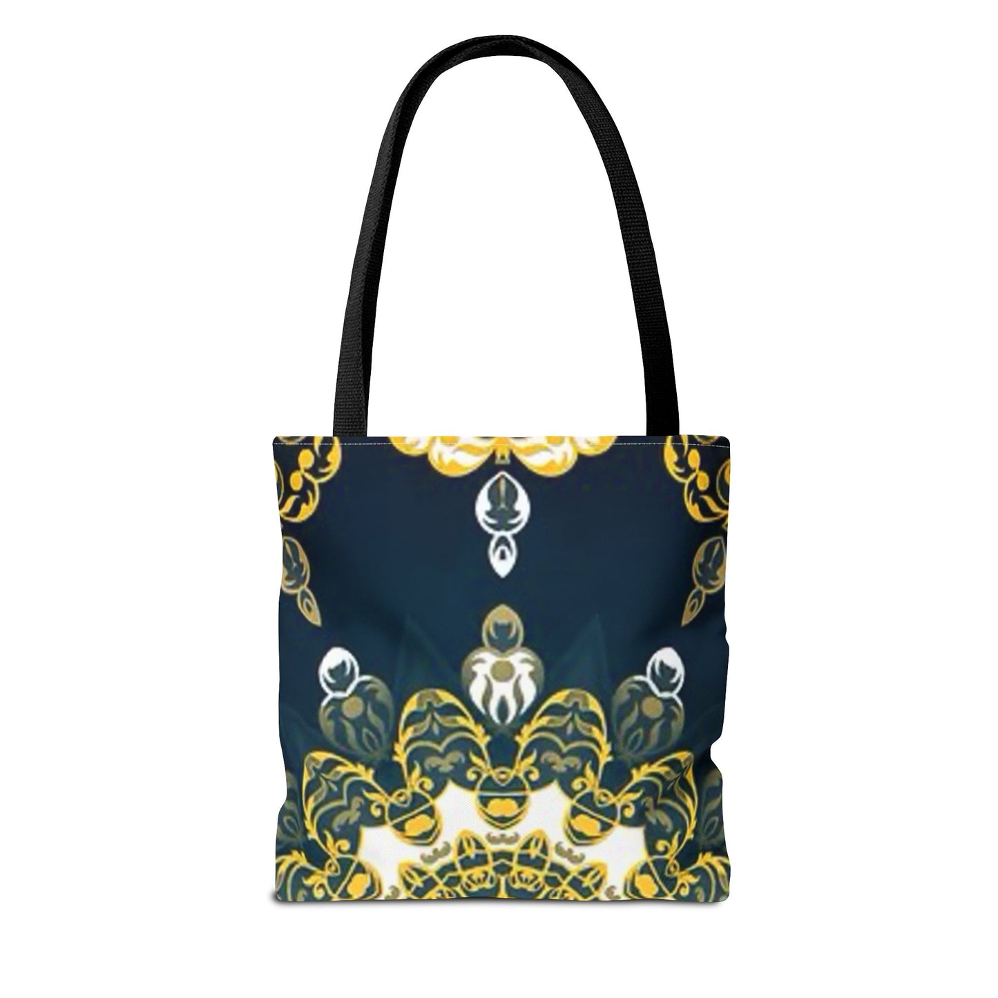 Navy And Gold Pattern Multi Color BRAND NEW MODERN Tote Bag (AOP)