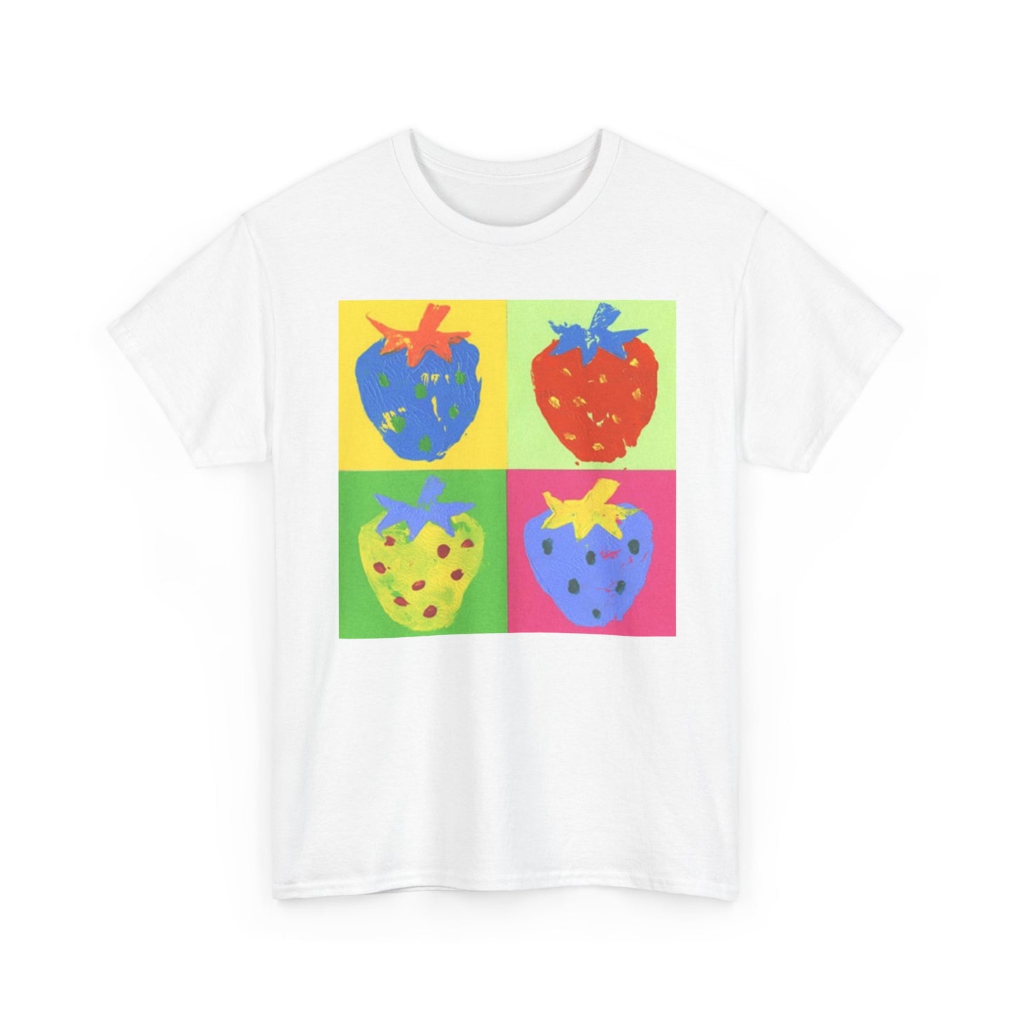 Andy Warhol T Shirt Vintage Art Poster Retro 80s Unisex Heavy Cotton Tee Fruit
