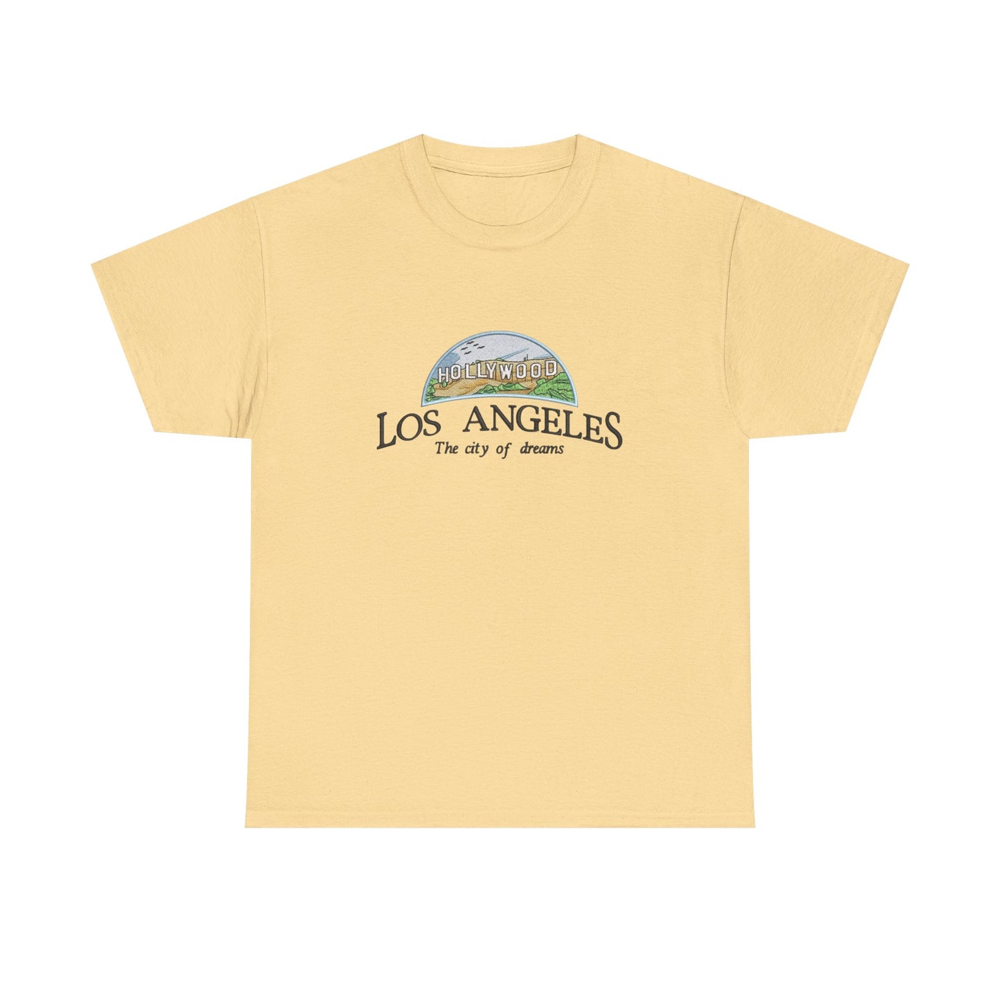 Los Angeles City Of Dreams Graphic T Shirt NEW Unisex Heavy Cotton Tee