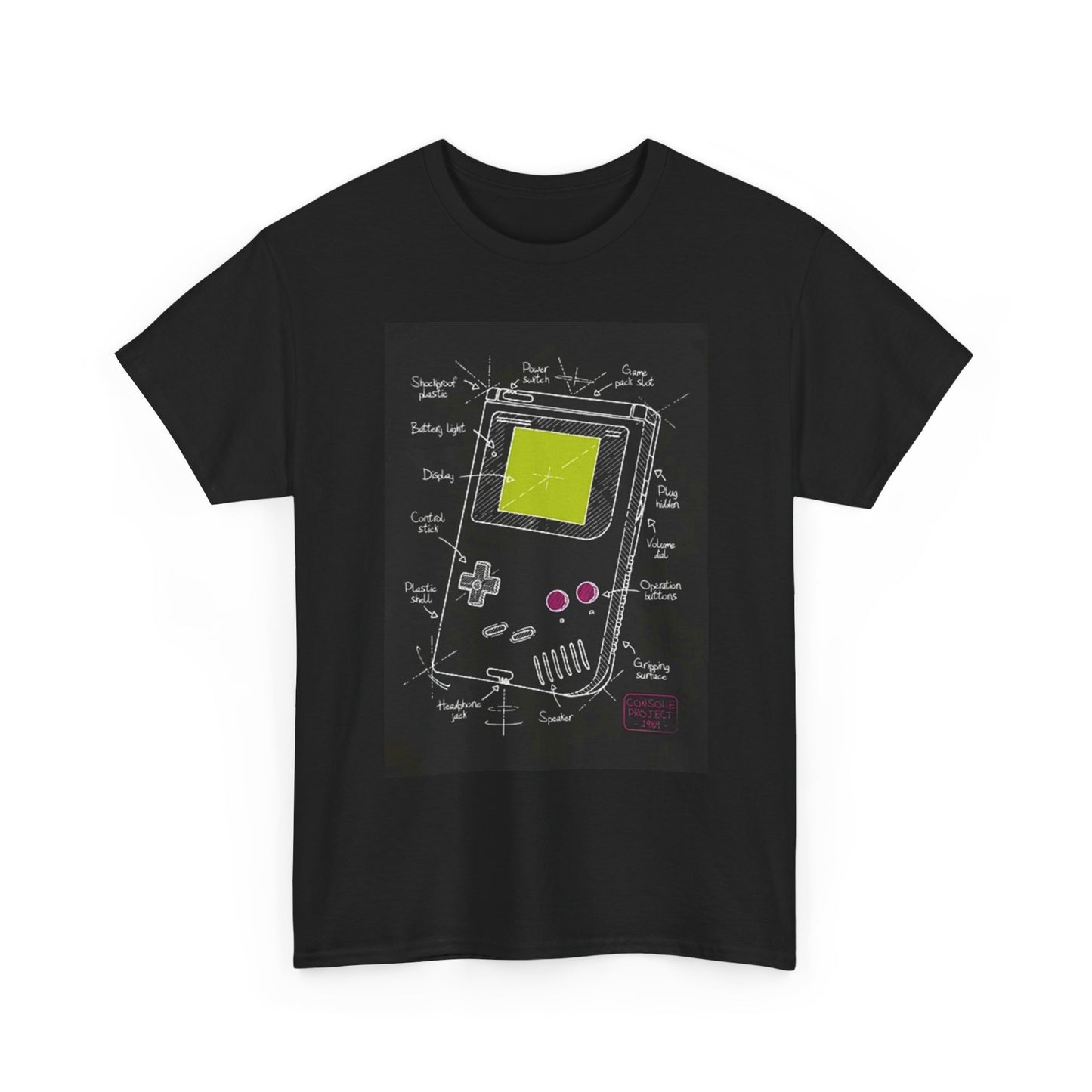 Retro Gaming Console Graphic T Shirt Unisex Heavy Cotton Tee