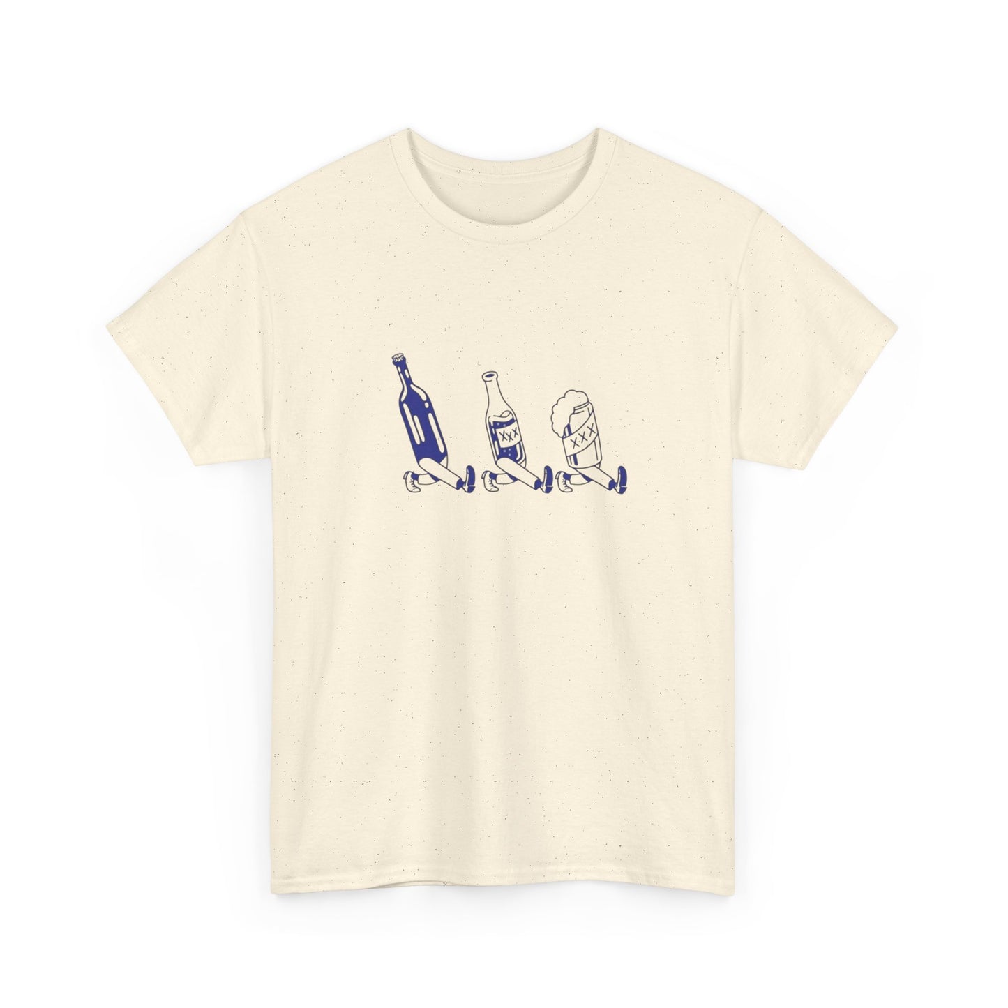 Wine Whiskey Beers Graphic T Shirt ADULT NEW