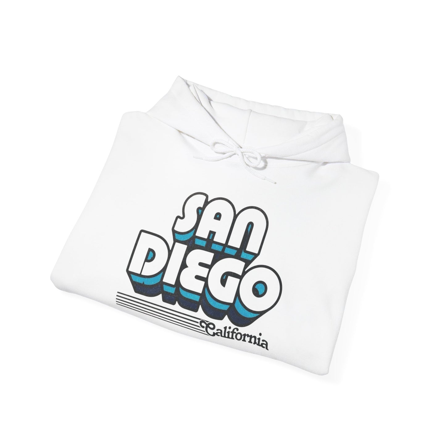 San Diego California Vintage Graphic Hoodie Heavy Blend™ NEW Sweatshirt