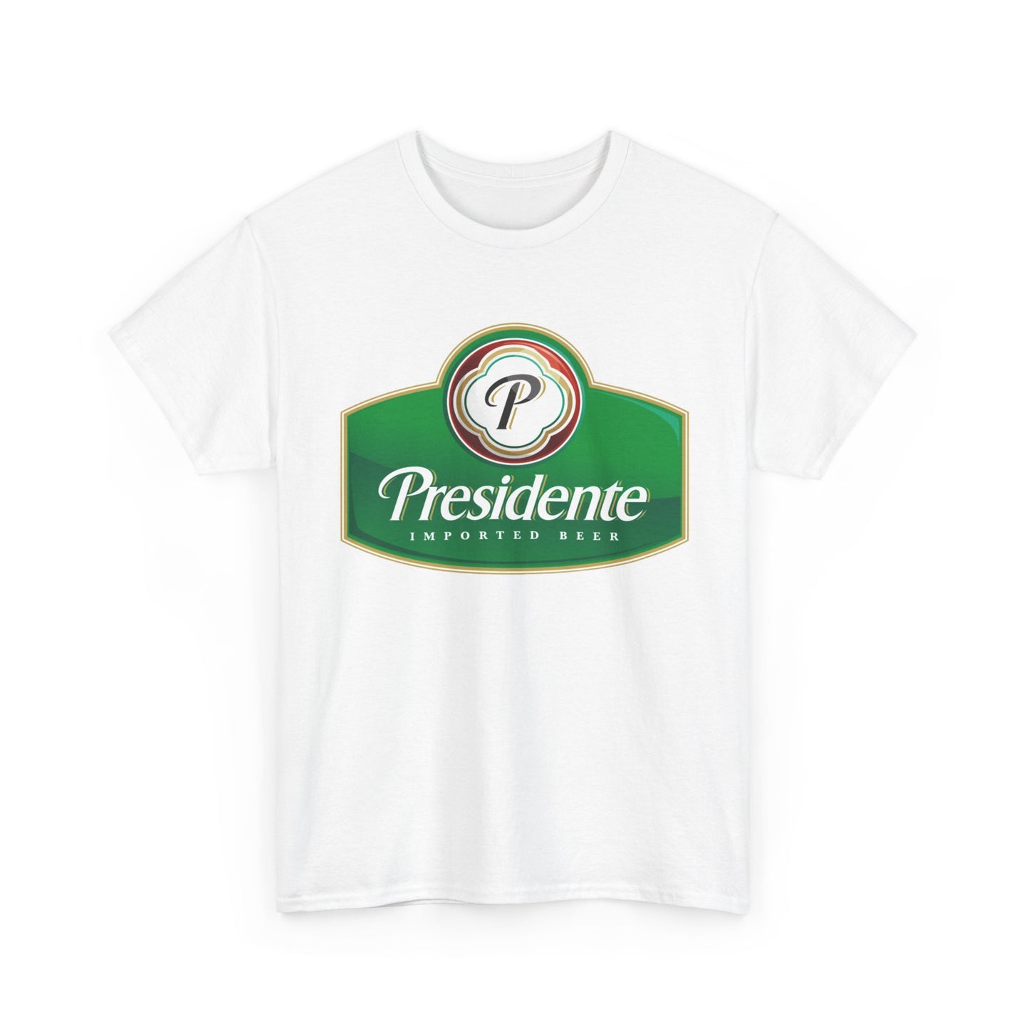 Presidente Beer Logo Shirt Retro Poster Unisex Heavy Cotton Tee