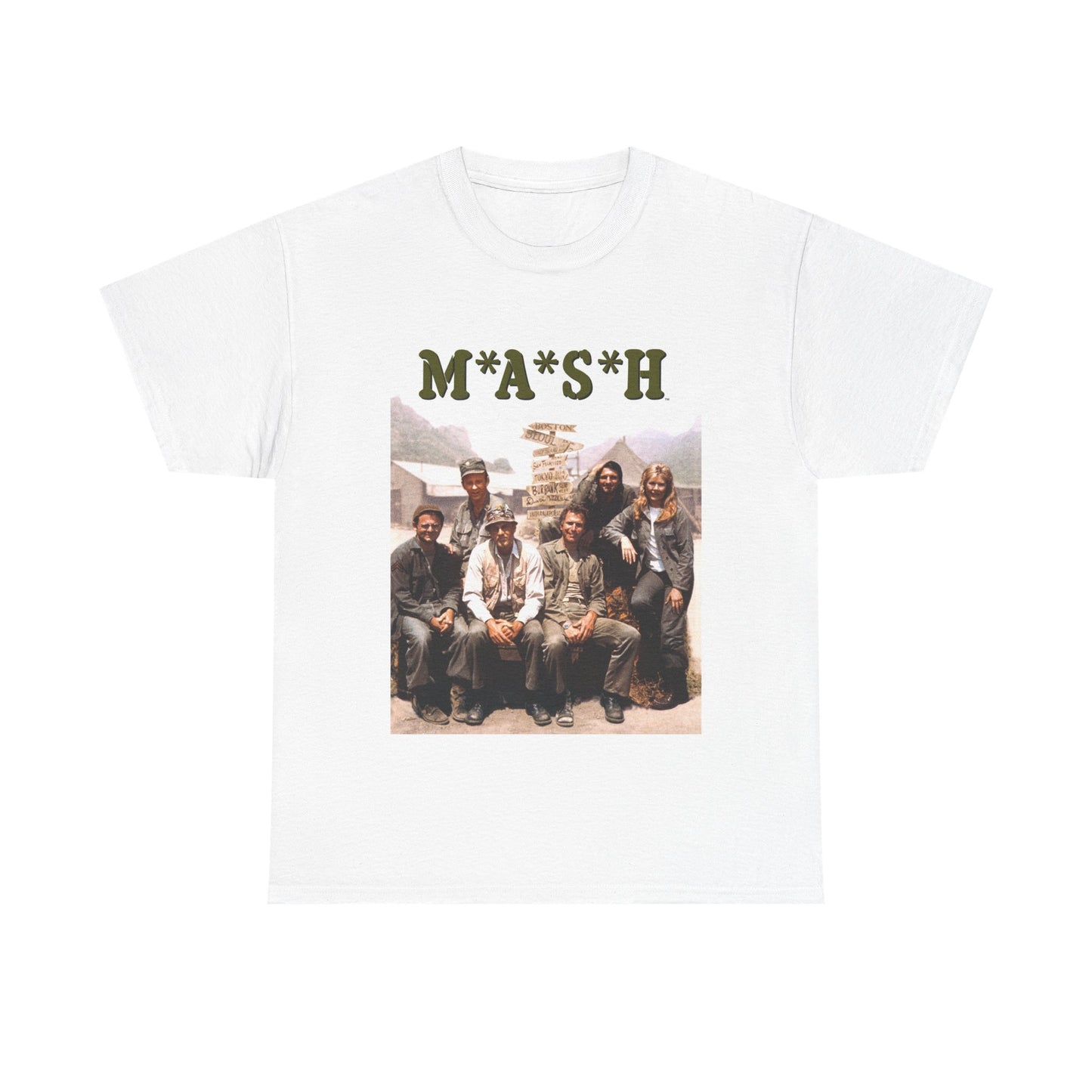 Mash Military Tshirt Vintage Tv Series Medical Unisex Heavy Cotton Tee