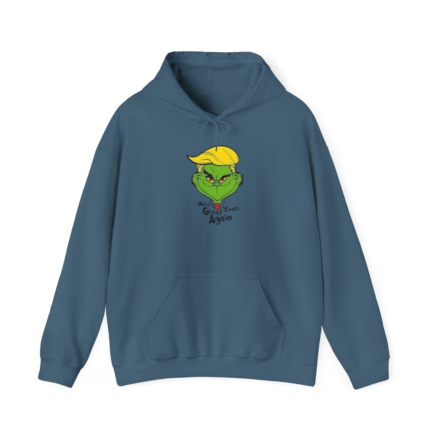 Make Christmas Great Again Funny Graphic Hoodie Heavy Blend™ Hooded Sweatshirt