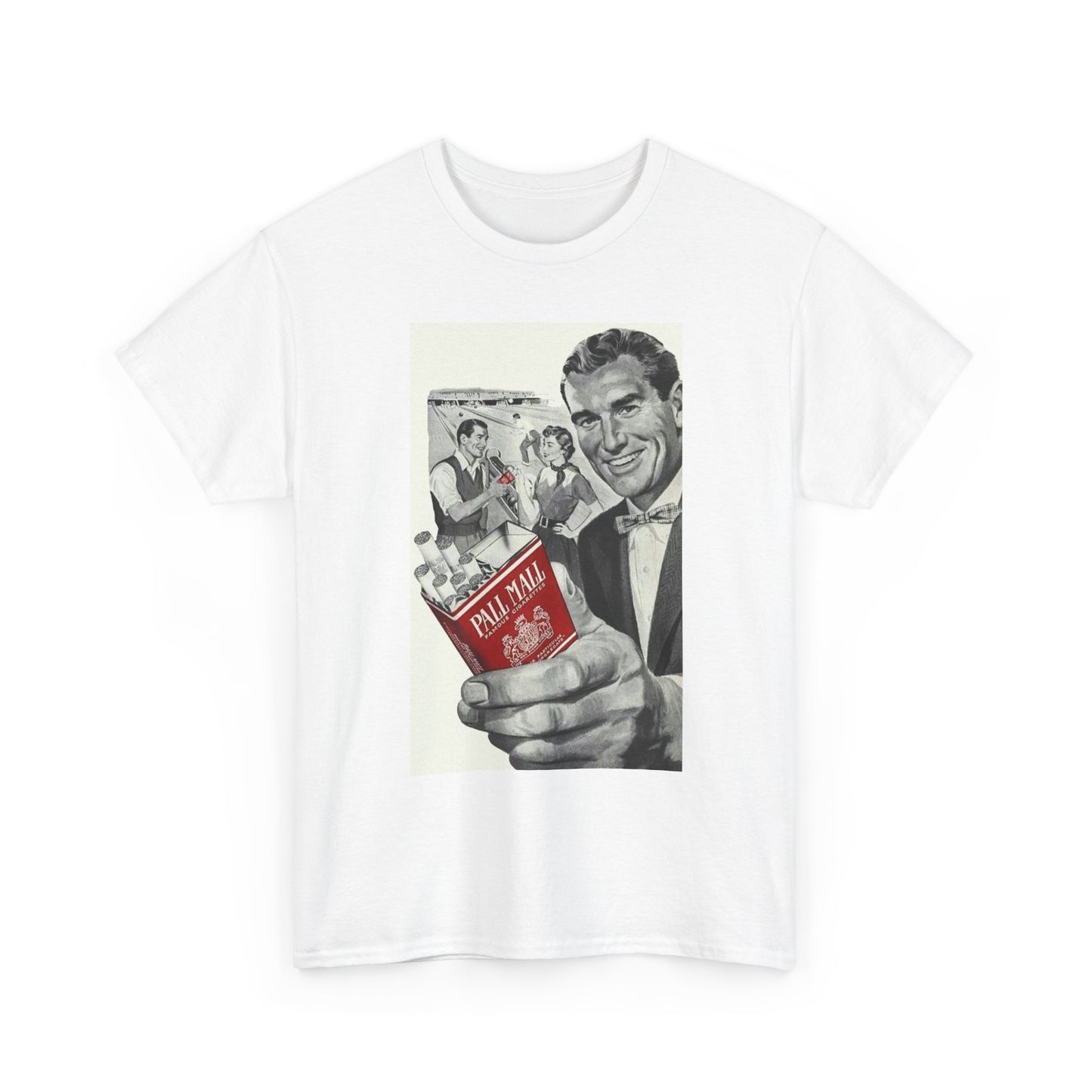 Pall Mall Cigarettes Graphic T Shirt Vintage Retro Apparel Heavy Cotton Tee