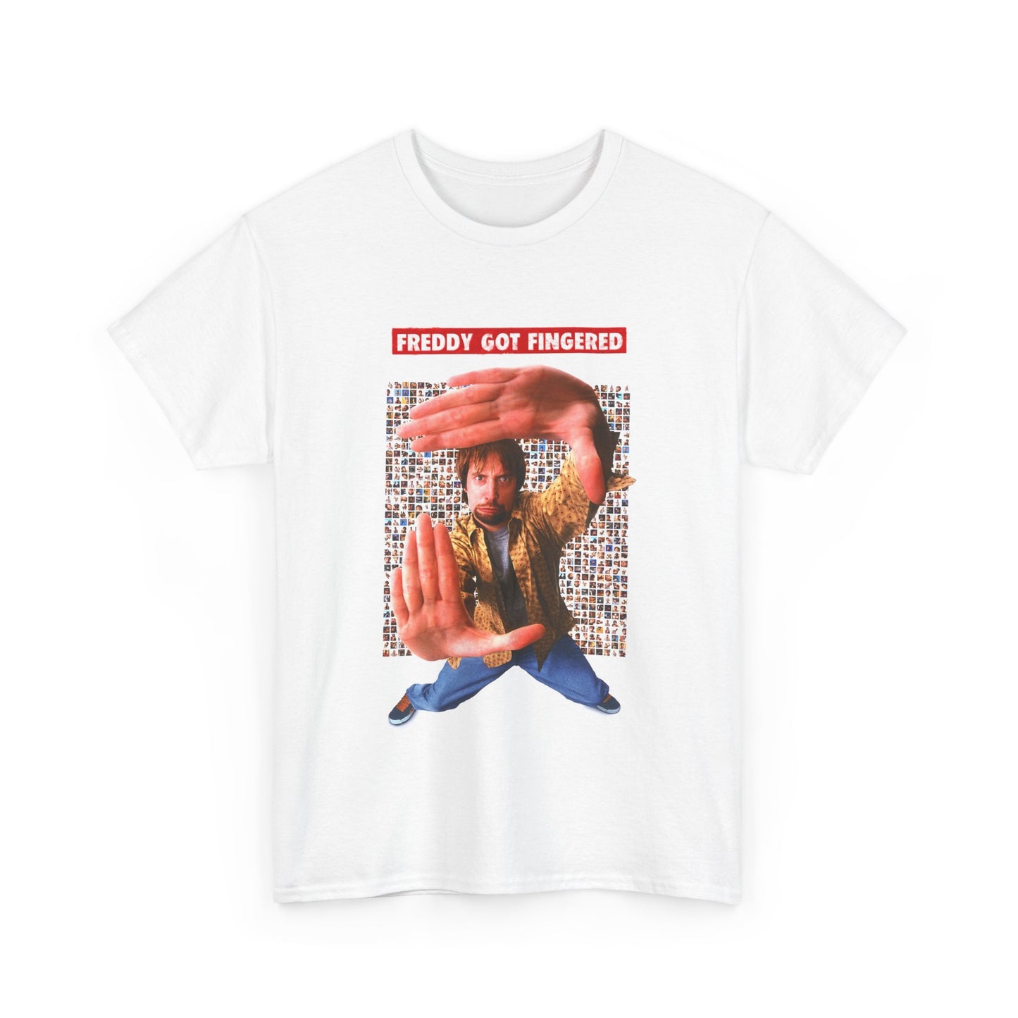 Freddy Got Fingered Movie Poster Shirt Tom Green Comedy Unisex Heavy Cotton Tee