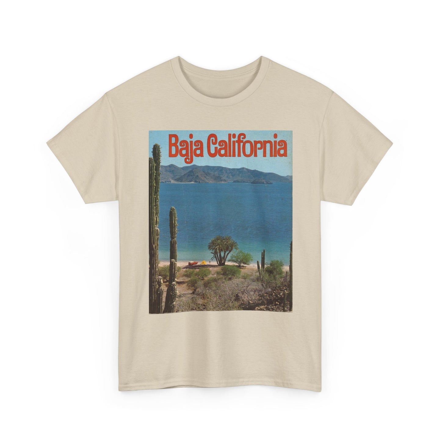 Baja California Graphic T Shirt Unisex Heavy Cotton Tee Gift