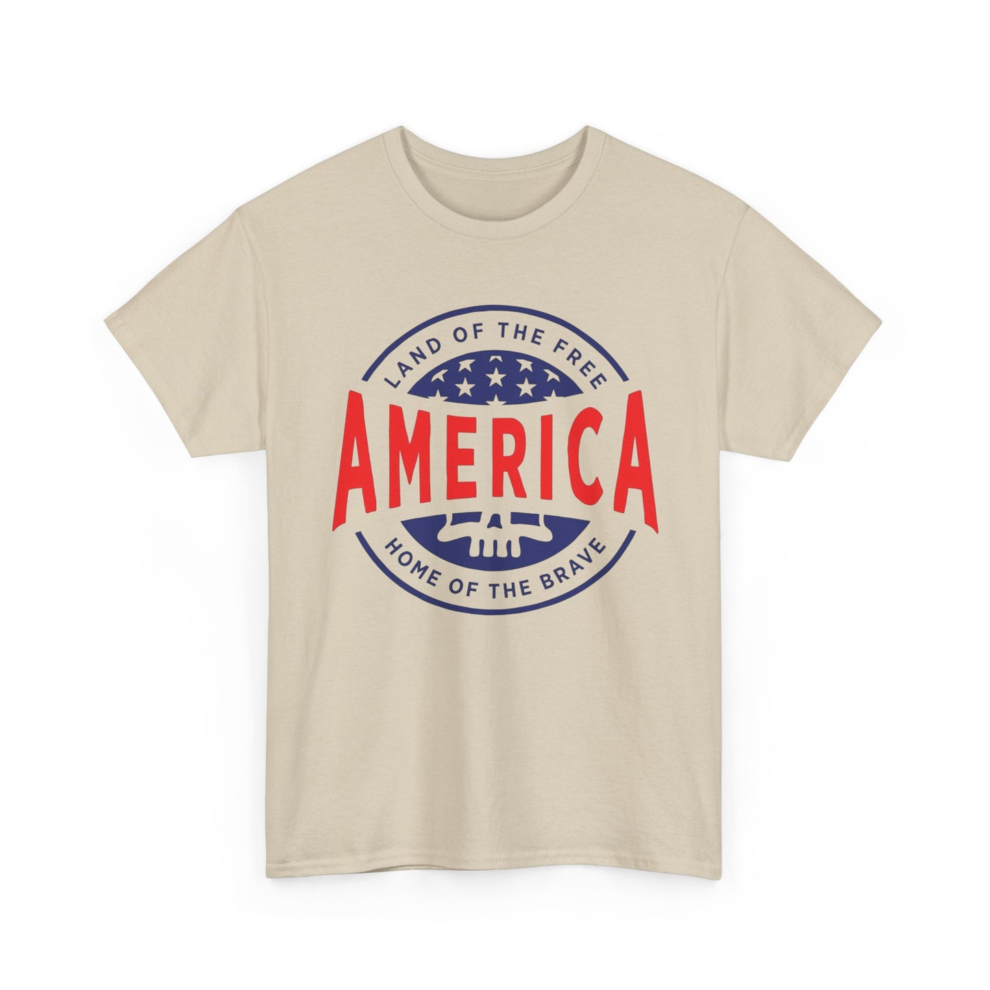 America Home Of The Brave Graphic T Shirt ADULT NEW