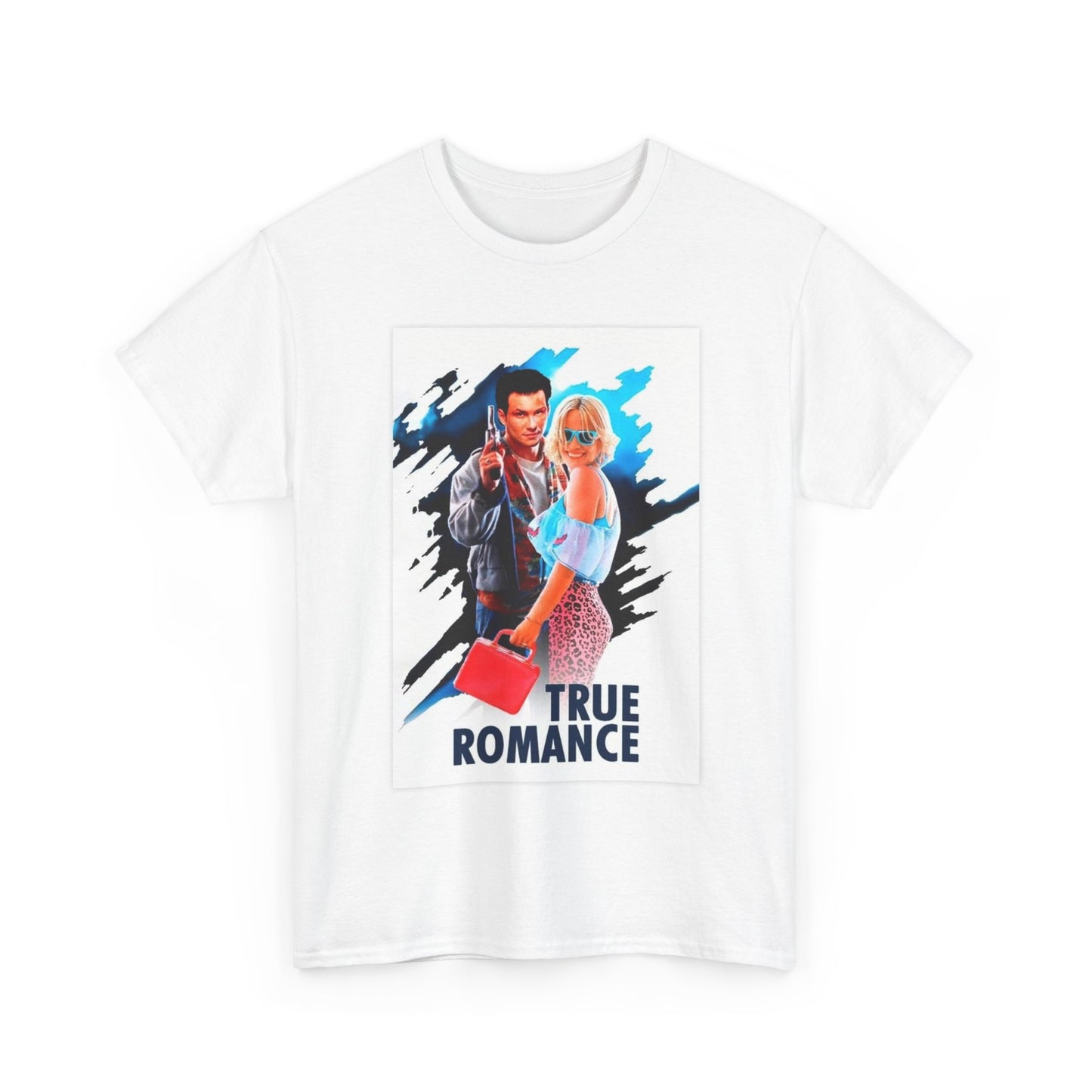 True Romance Shirt Retro Movie Poster 90s Film Unisex Heavy Cotton Tee