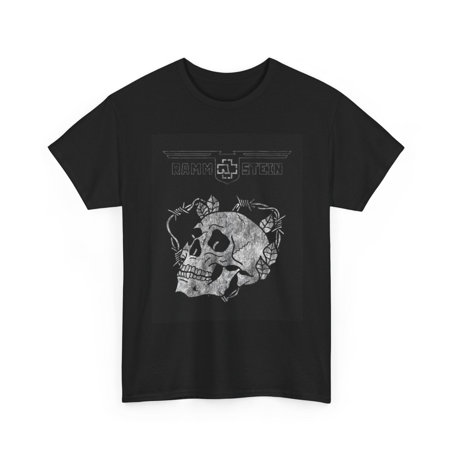 Rammstein Graphic T Shirt Vintage Rock Poster Retro Unisex Heavy Cotton Tee