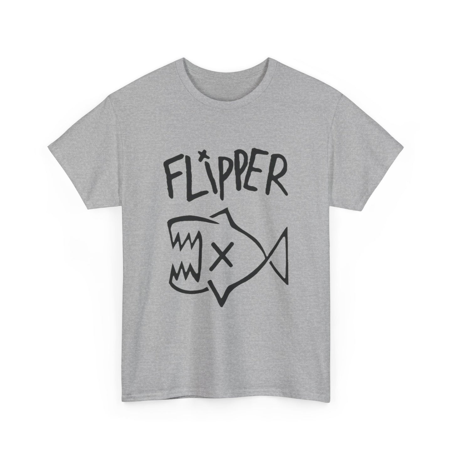 Flipper Graphic T Shirt Unisex Heavy Cotton Tee