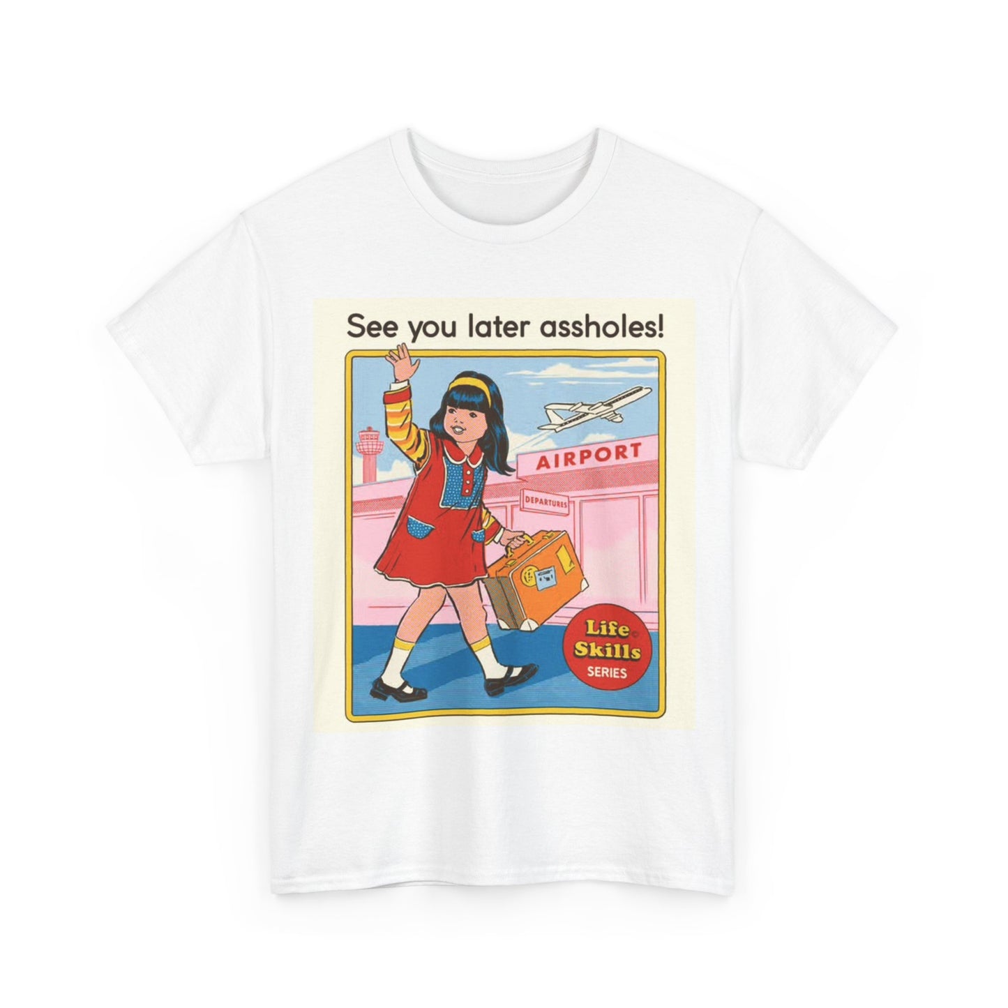 See you Later Tshirt Funny retro 50s Vintage graphic Unisex Heavy Cotton Tee