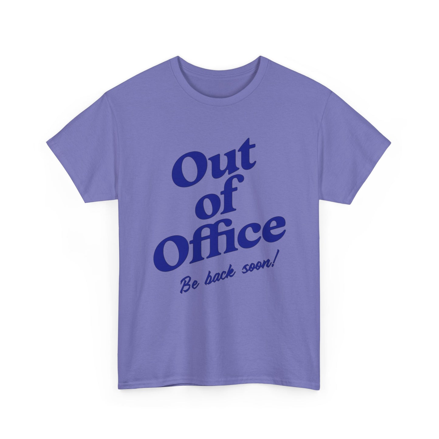 Out Of Office Vacation Graphic T Shirt NEW ADULT Unisex Heavy Cotton Tee