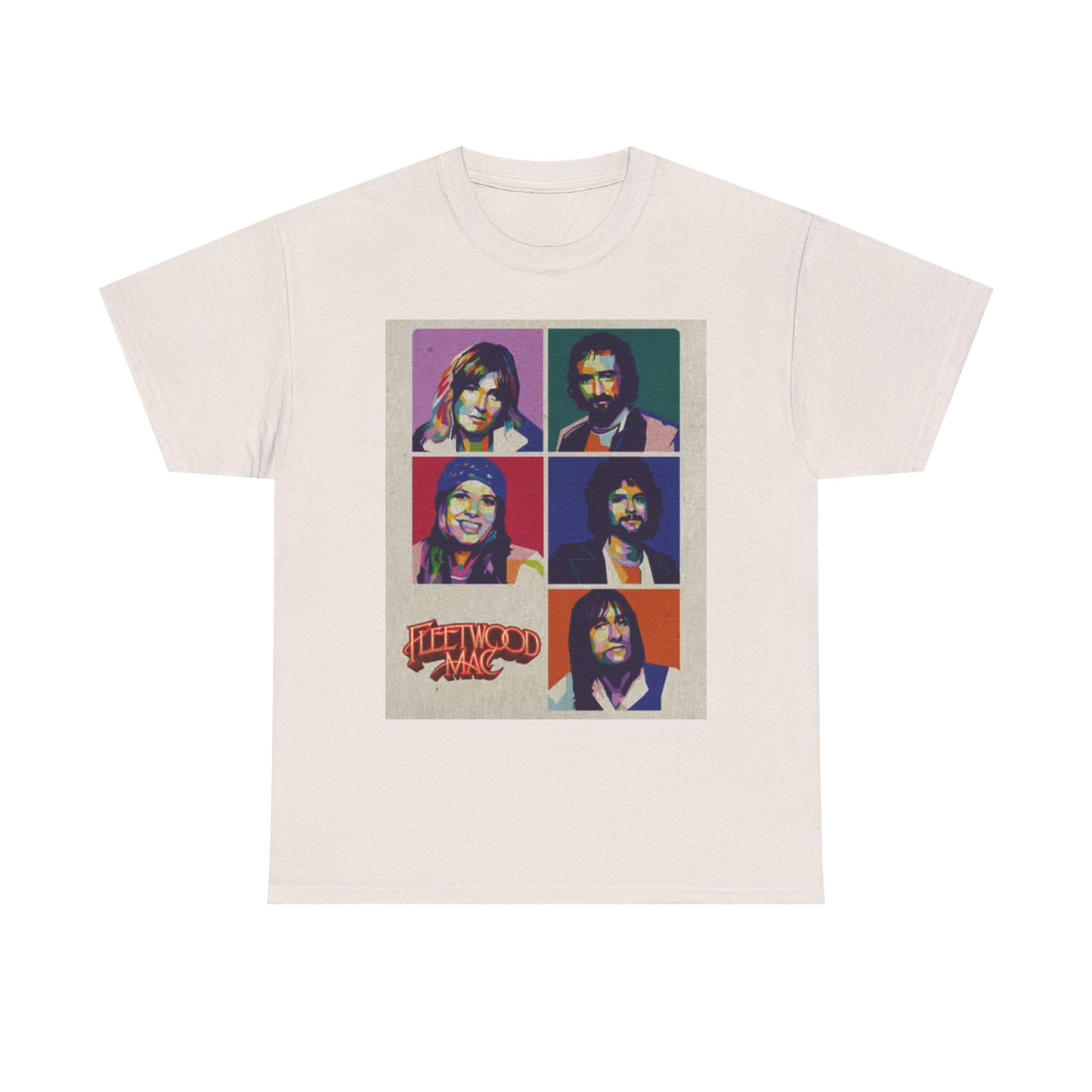 Fleetwood Mac Vintage Rock Shirt Retro 70s Unisex Heavy Cotton Tee