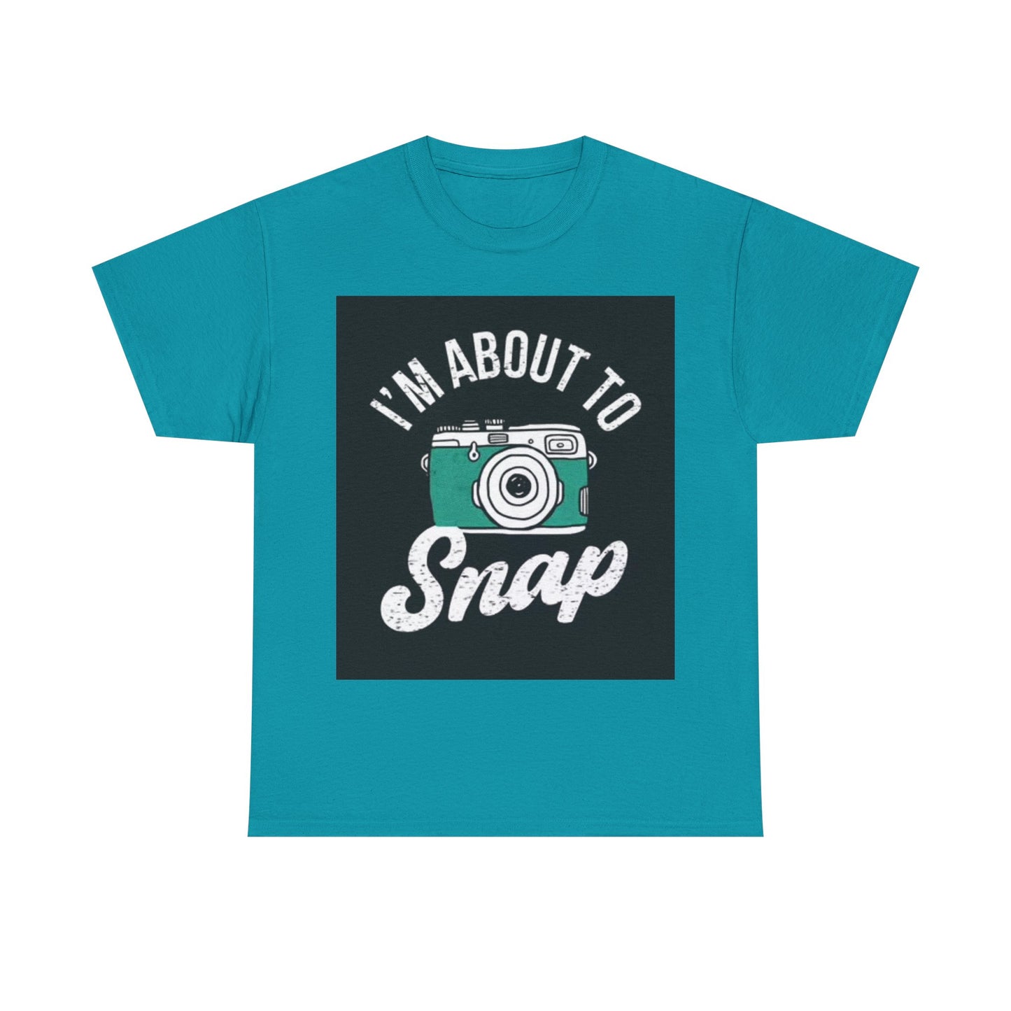 Im About To Snap Photographer Shirt Funny Camera Graphic Unisex Heavy Cotton Tee