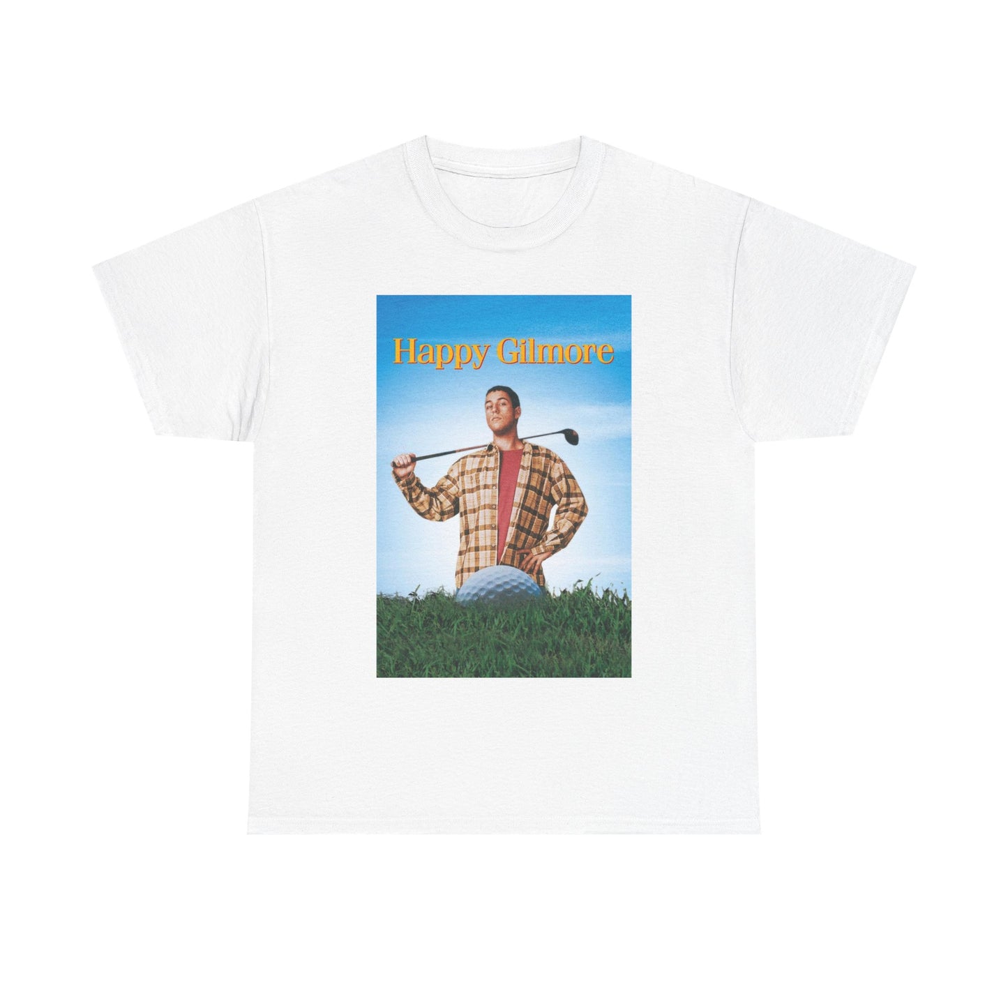 Happy Gilmore T-shirt vintage Adam Sandler retro golf comedy Unisex Heavy Cotton