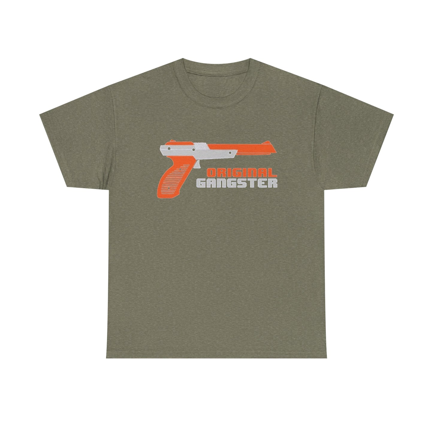 Original Gangster Graphic T Shirt Vintage Video Games Funny Unisex Heavy Cotton