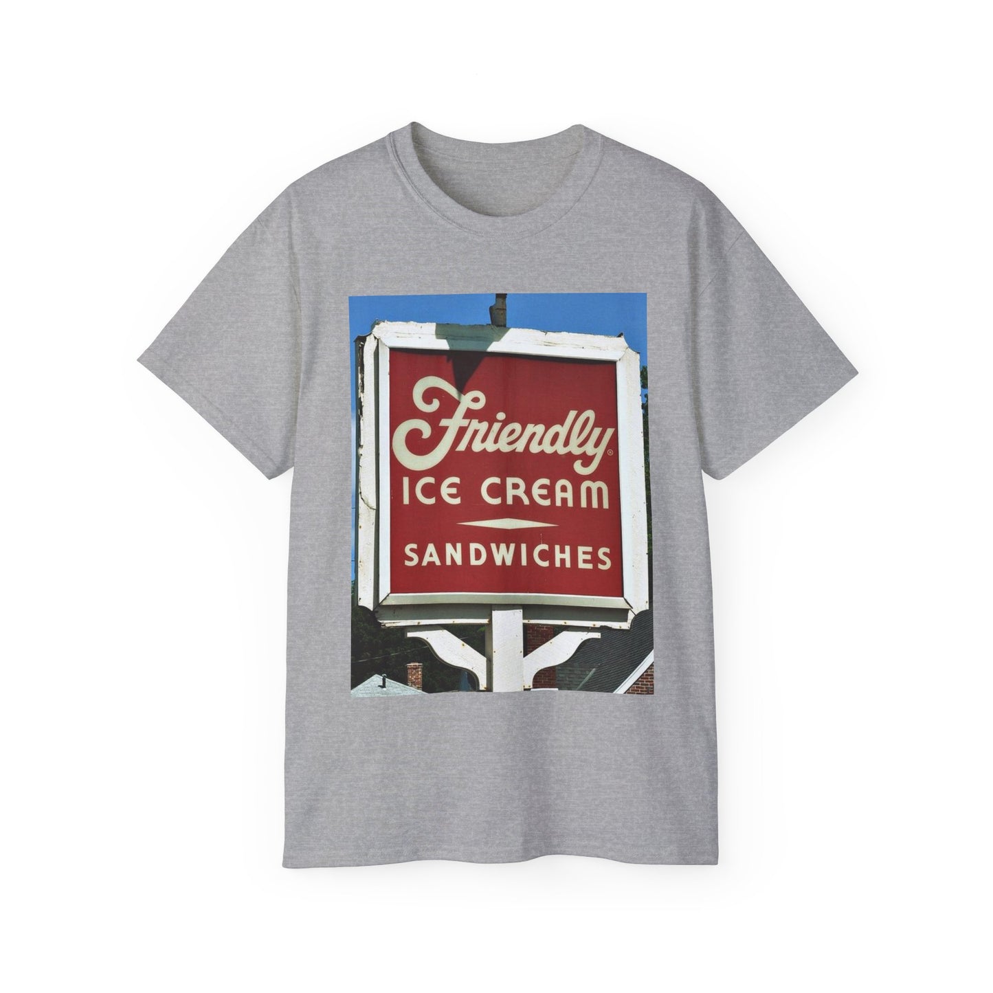 Friendlys ice cream T-shirt vintage New England restaurant chef Ultra Cotton Tee