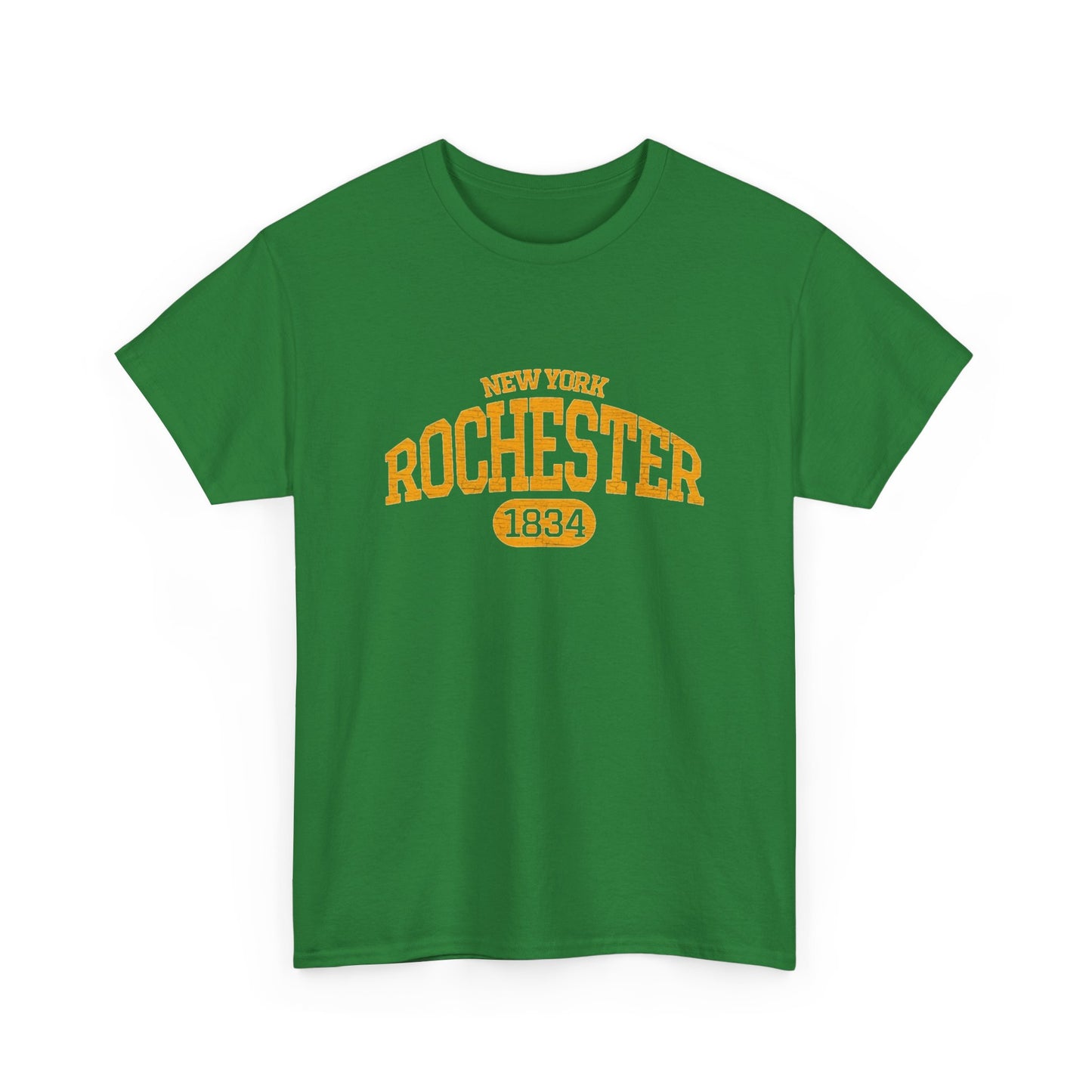 New York Rochester Retro Graphic T Shirt Men's Heavy Cotton Tee - Quality - Modern True to Size