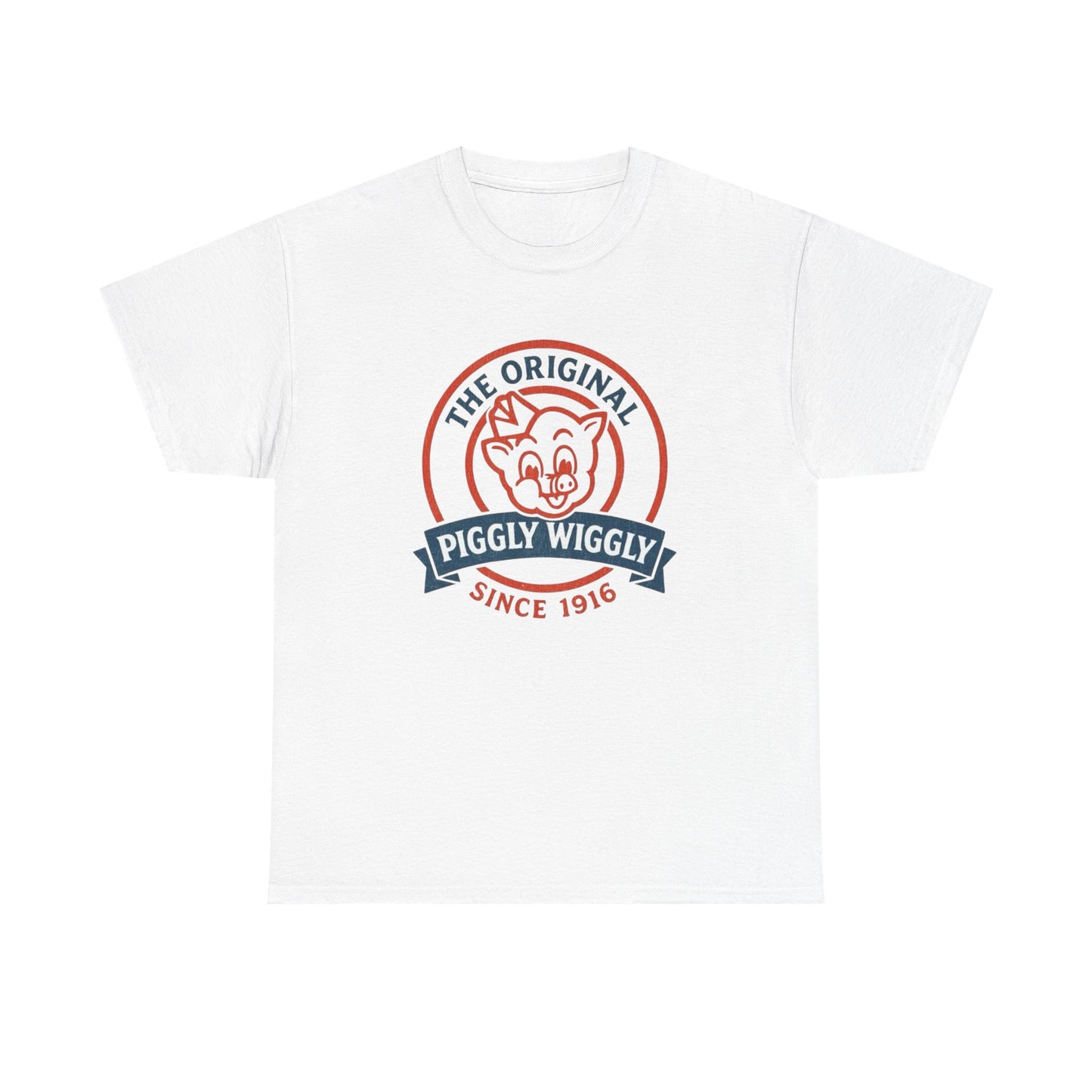 Piggly Wiggly Vintage Graphic T Shirt Heavy Cotton Tee NEW ADULT UNISEX