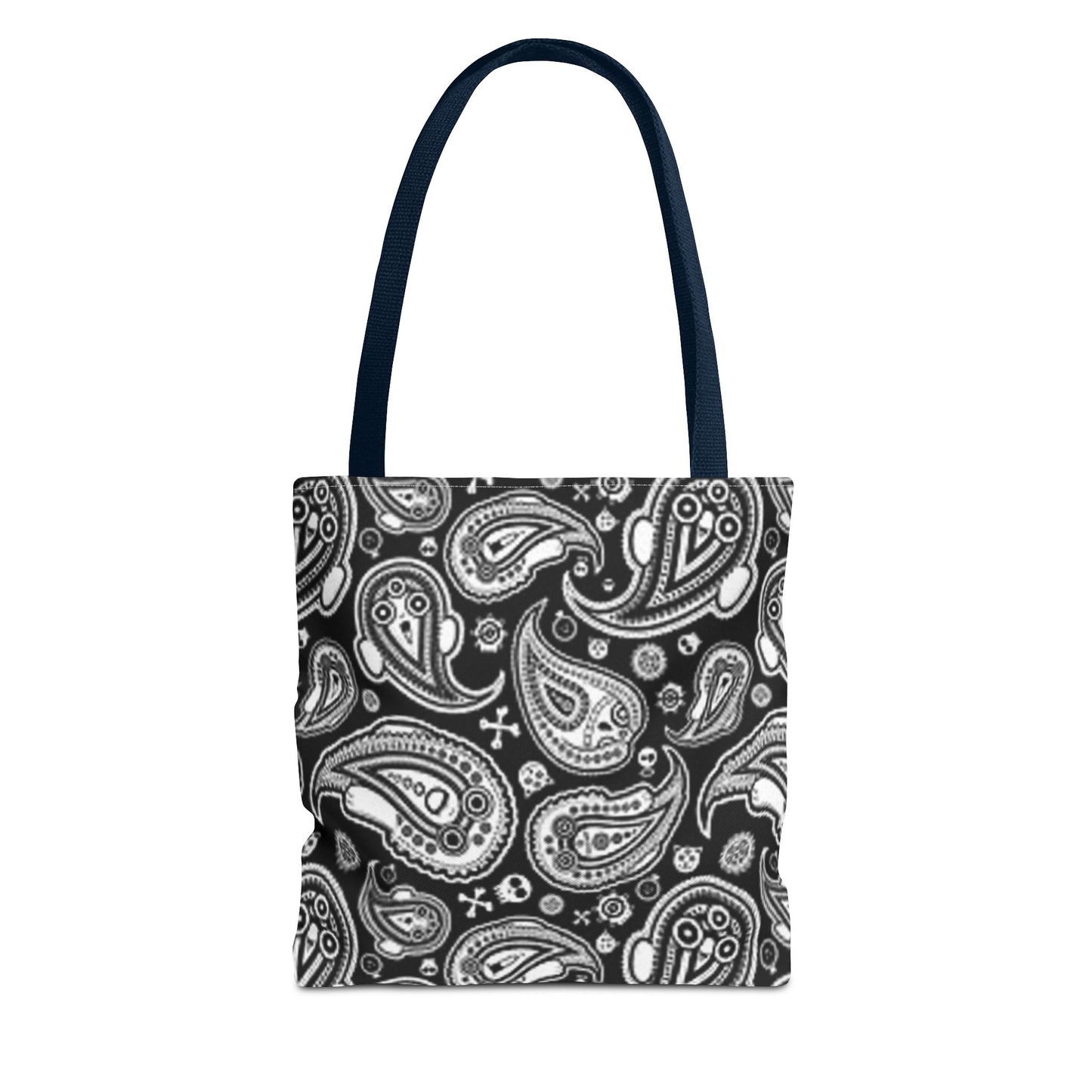 Black Paisley Multi Color BRAND NEW MODERN Tote Bag (AOP)