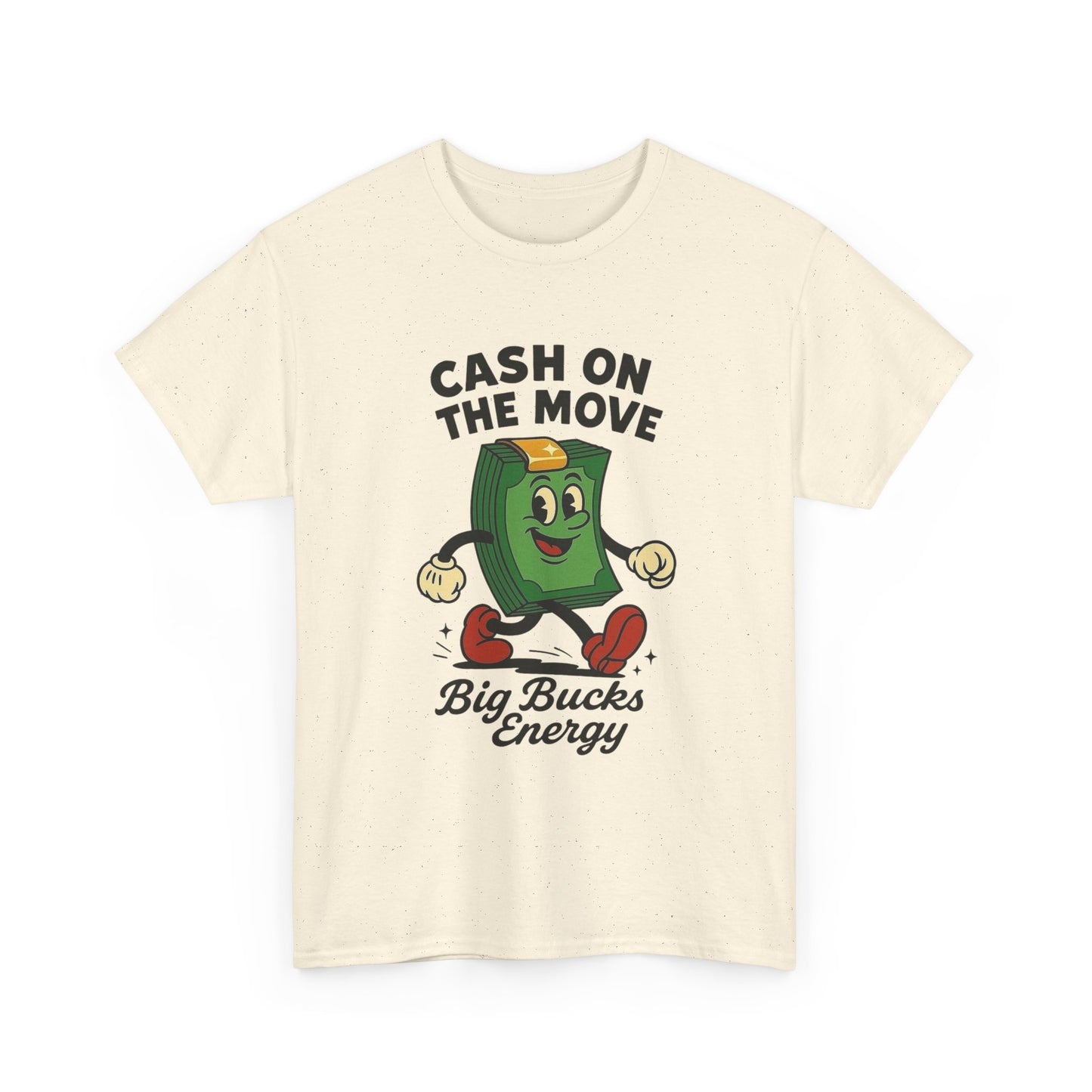 Cash On The Move Graphic T Shirt NEW GIFT Unisex Heavy Cotton Tee