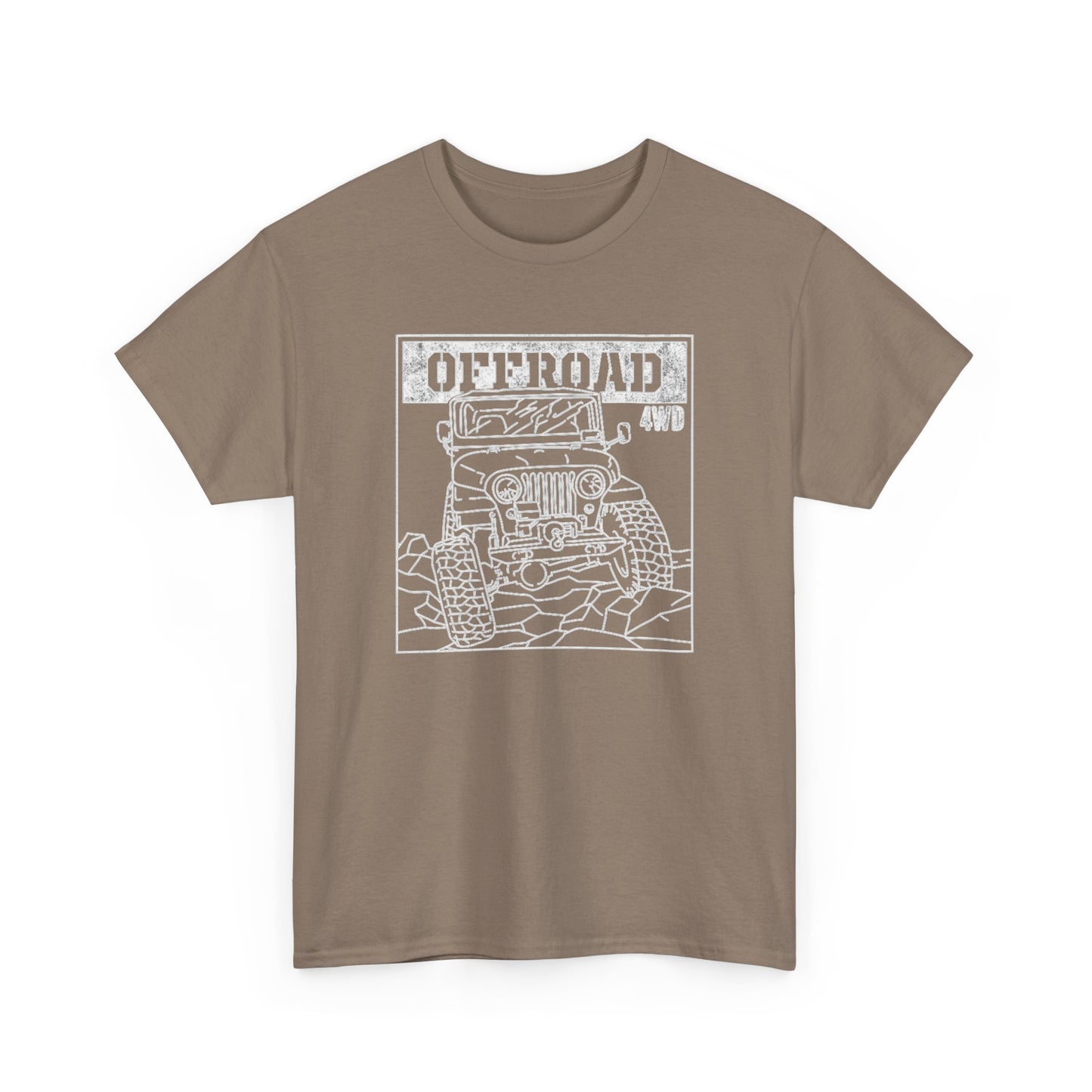 Offroad 4wd Retro Trailboss Graphic T Shirt NEW Unisex Heavy Cotton Tee