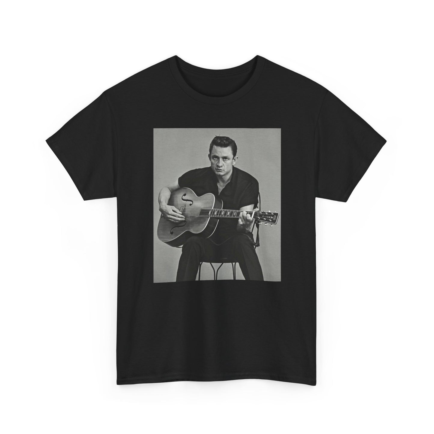 Johney cash Shirt vintage graphic art country guitar Unisex Heavy Cotton Tee