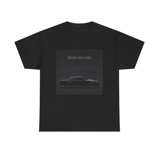 Black Grand National Graphic T Shirt Vintage Buick Unisex Heavy Cotton Tee